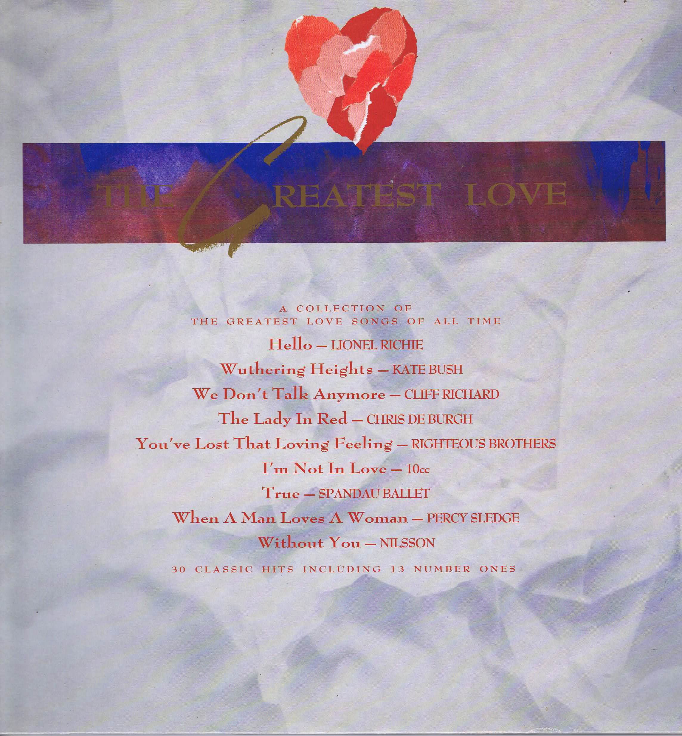 Various Artists – The Greatest Love - STAR 2316 - 2-LP Vinyl Record