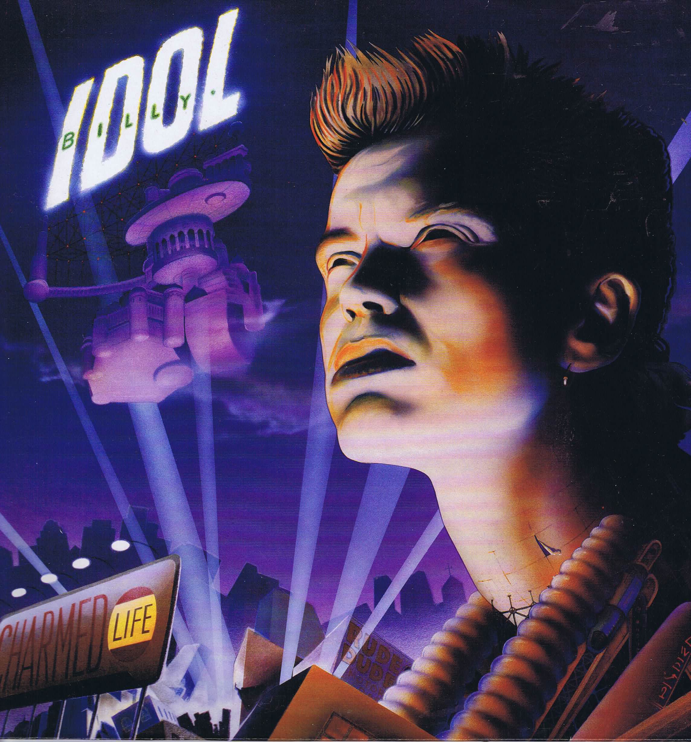 Billy Idol – Charmed Life - CHR 1735 - LP Record #billyidol