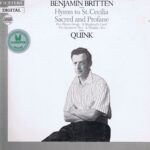 Britten - Hymn To Cecilia - Quink - ETC 107 - LP Record