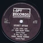 Secret Affair – Let Your Heart Dance – Paper Sleeve - 7-inch Vinyl Record