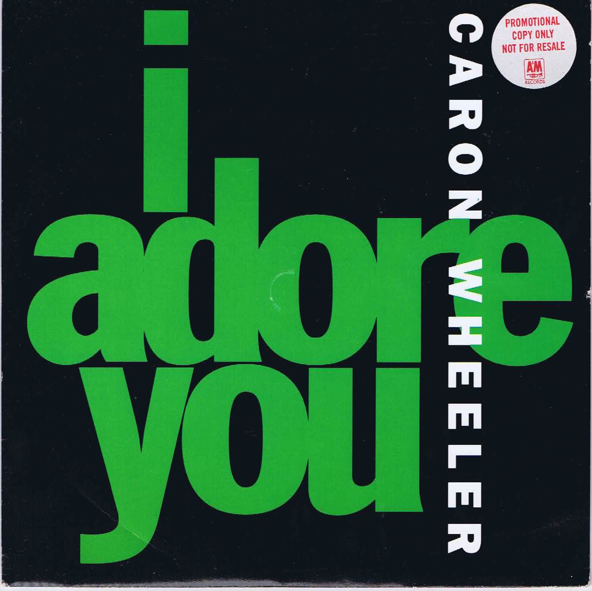 Caron Wheeler – I Adore You - PERSS 7407 - Promo 7-inch Vinyl Record