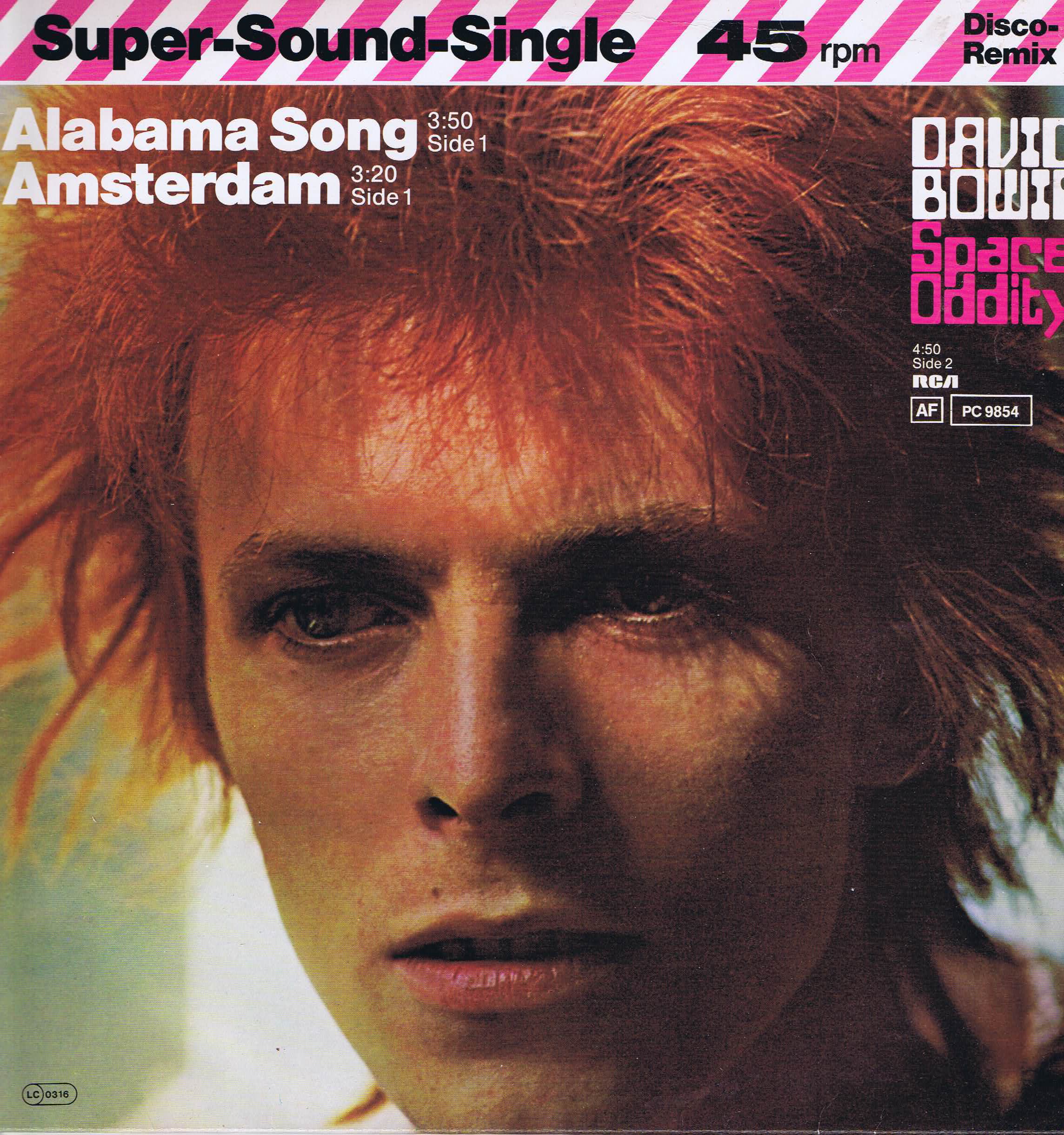 David Bowie ‎– Alabama Song / Amsterdam / Space Oddity - 12-inch