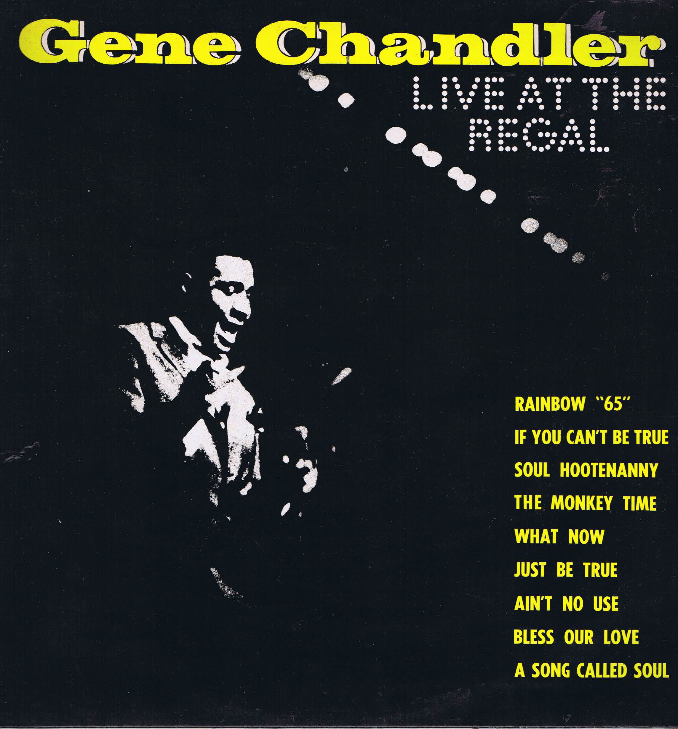 Gene Chandler ‎– Live At The Regal - CRB 1117 - LP Record