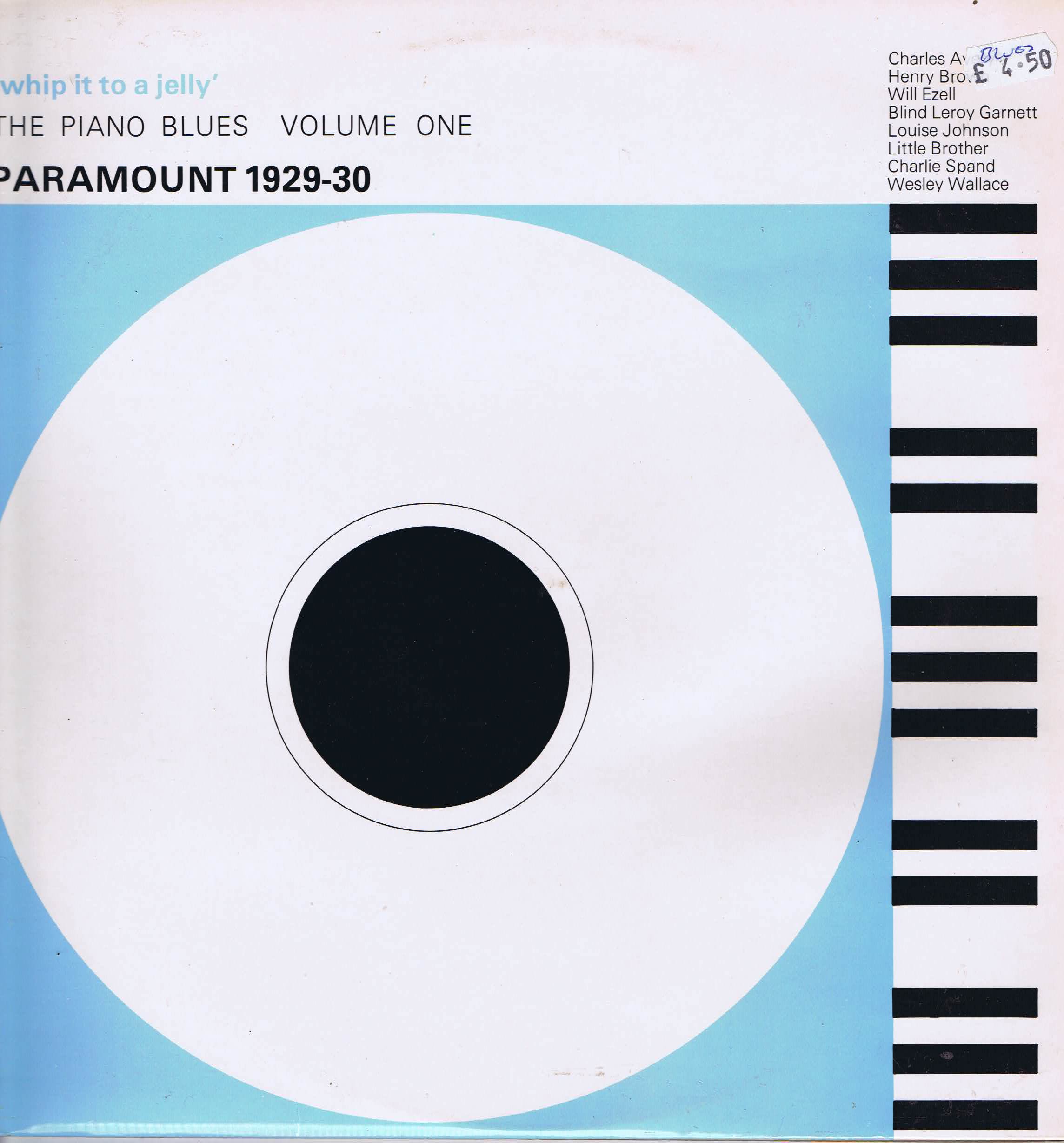 'Whip It To A Jelly' : Paramount 1929-30 - LP Vinyl Record