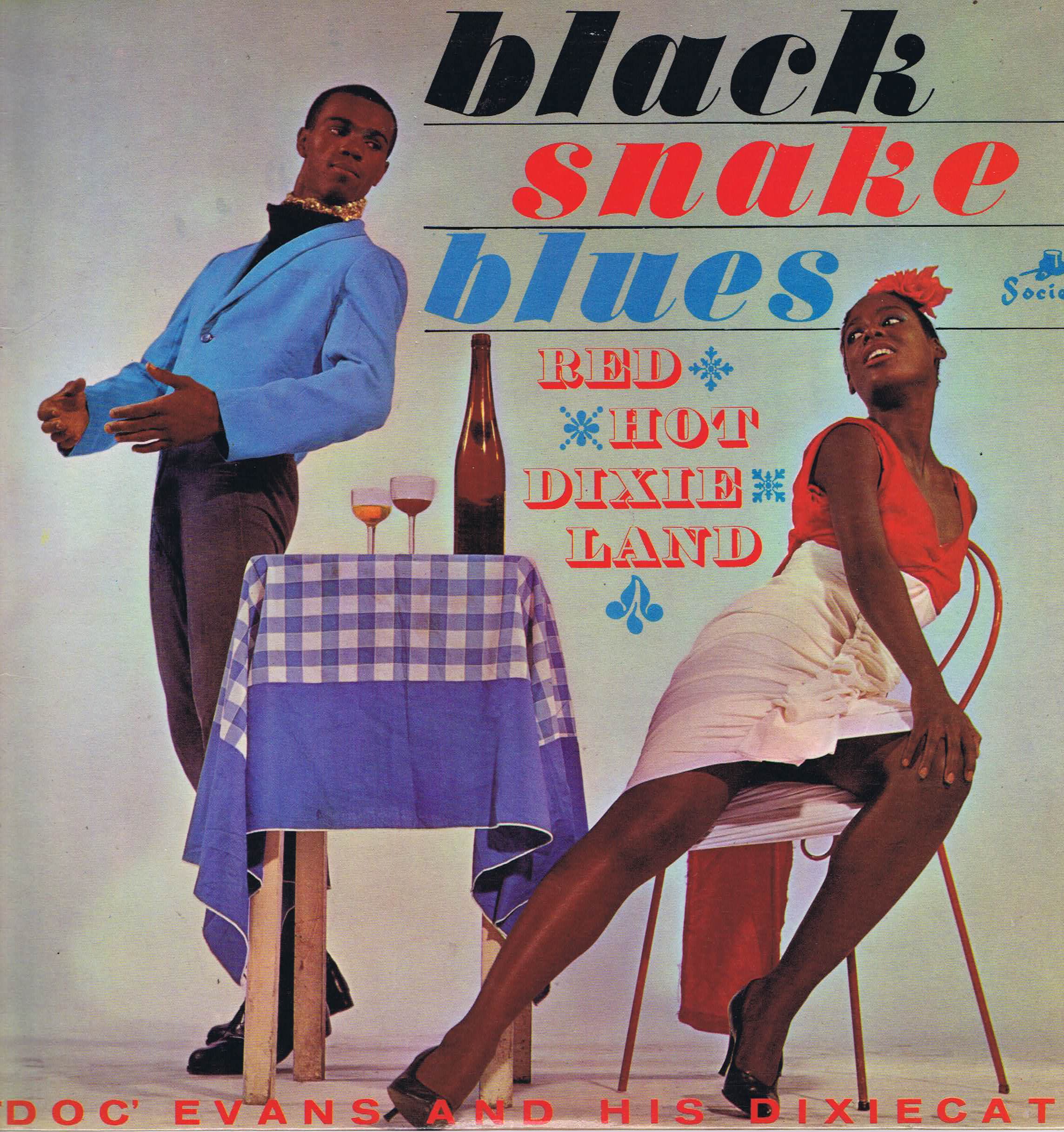 Doc Evans And His Dixiecats – Black Snake Blues – SOC 924 - LP Vinyl Record