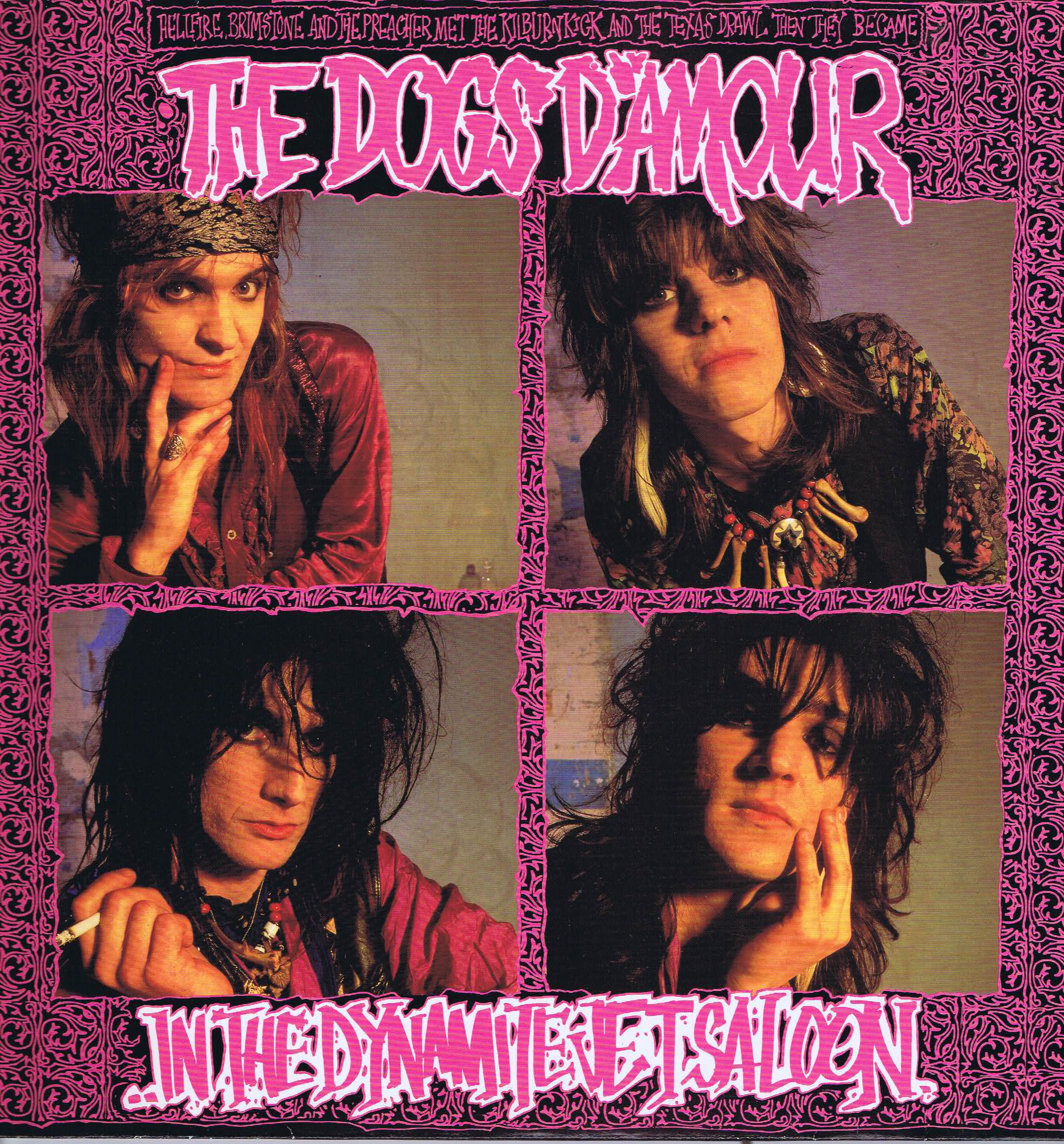 The Dogs D'Amour - In The Dynamite Jet Saloon - WOL 1004 - LP Vinyl Record