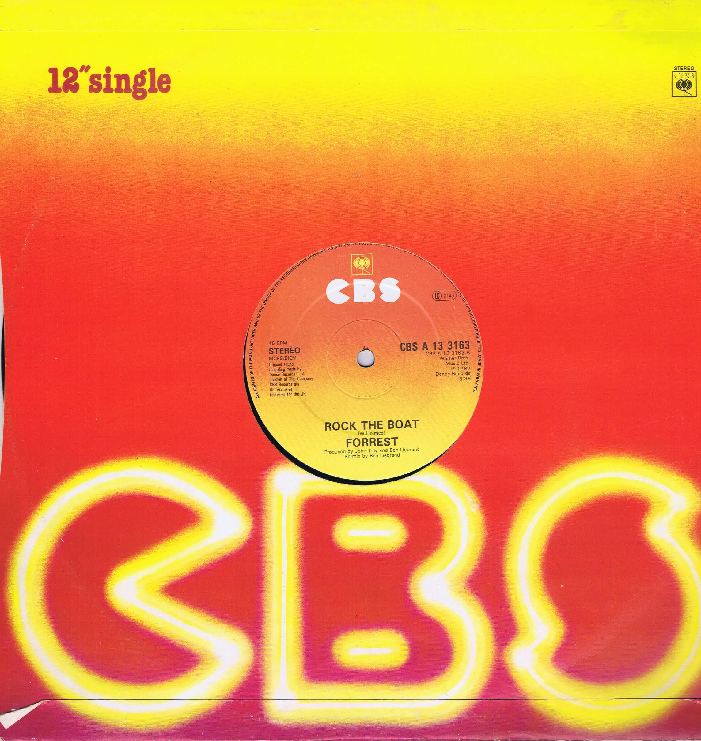 Forrest - Rock The Boat - CBS A 13 3163 - 12-inch Vinyl Record