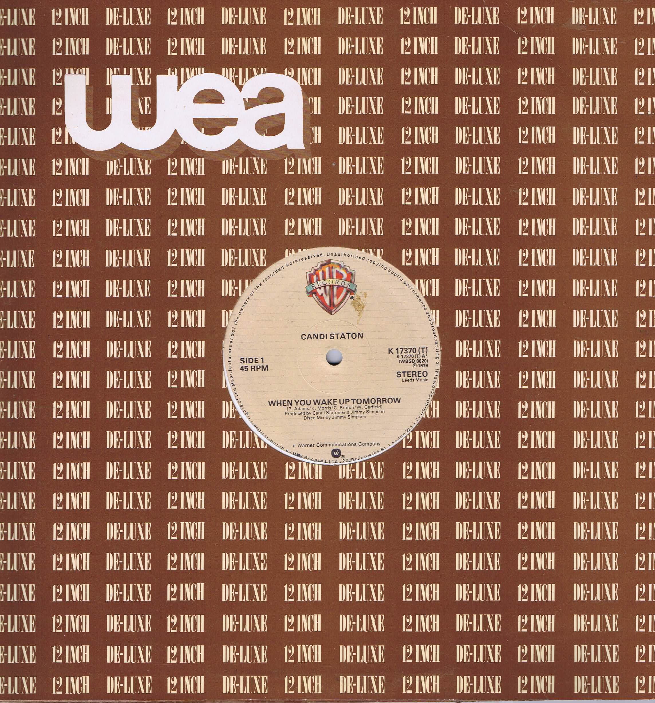 Candi Staton - When You Wake Up Tomorrow - K 17370(T) - 12-inch Record
