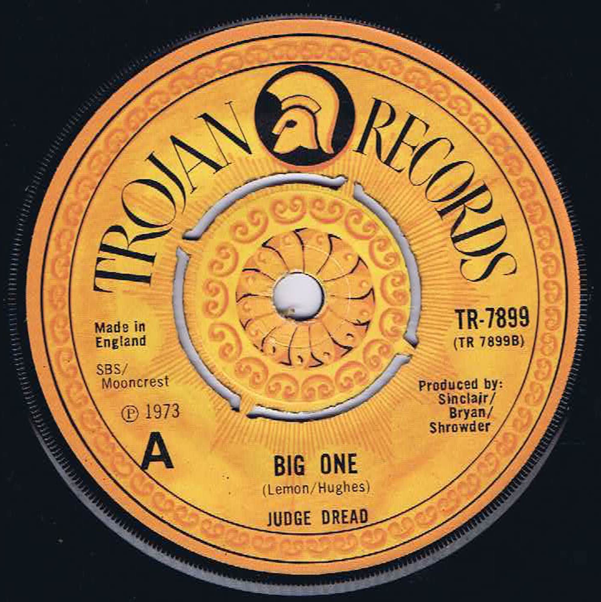 Judge Dread – Oh! She Is A Big Girl Now / Big One - TR-7899 - 7-inch Vinyl Record