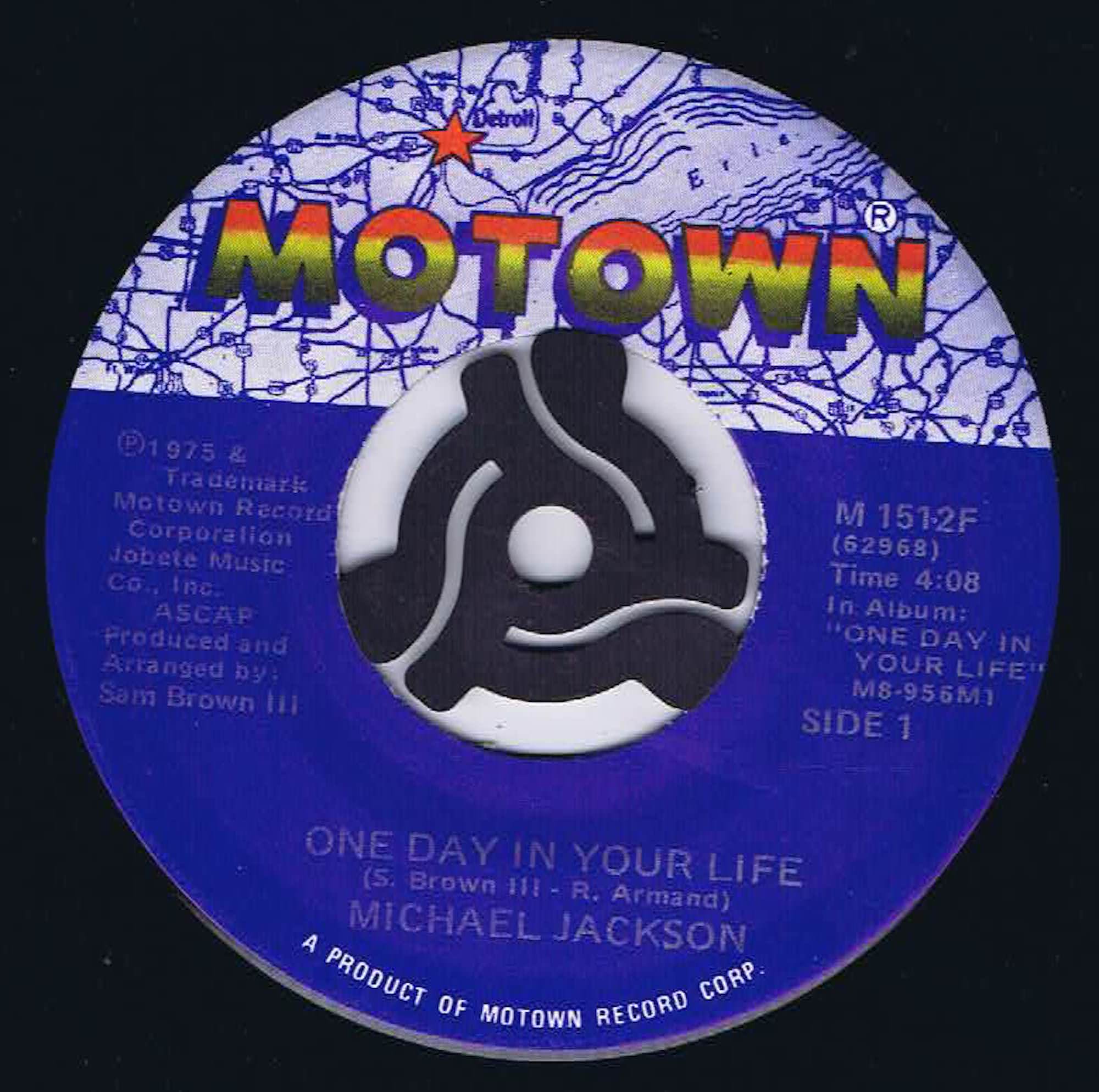 Michael Jackson – One Day In Your Life / Take Me Back - 7-inch Vinyl Record