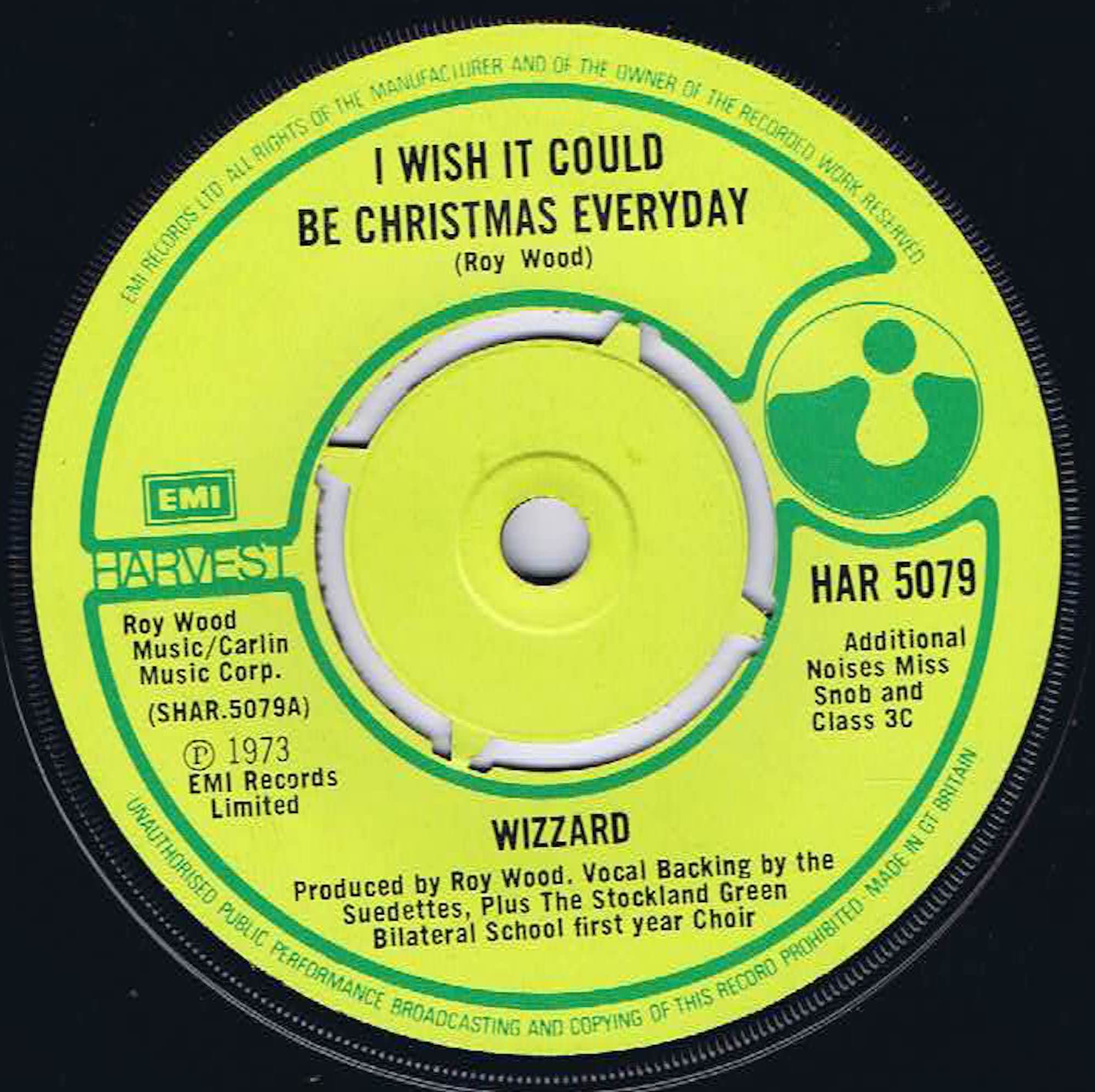 Wizzard – I Wish It Could Be Christmas Everyday - HAR 5079 - 7-inch Vinyl Record