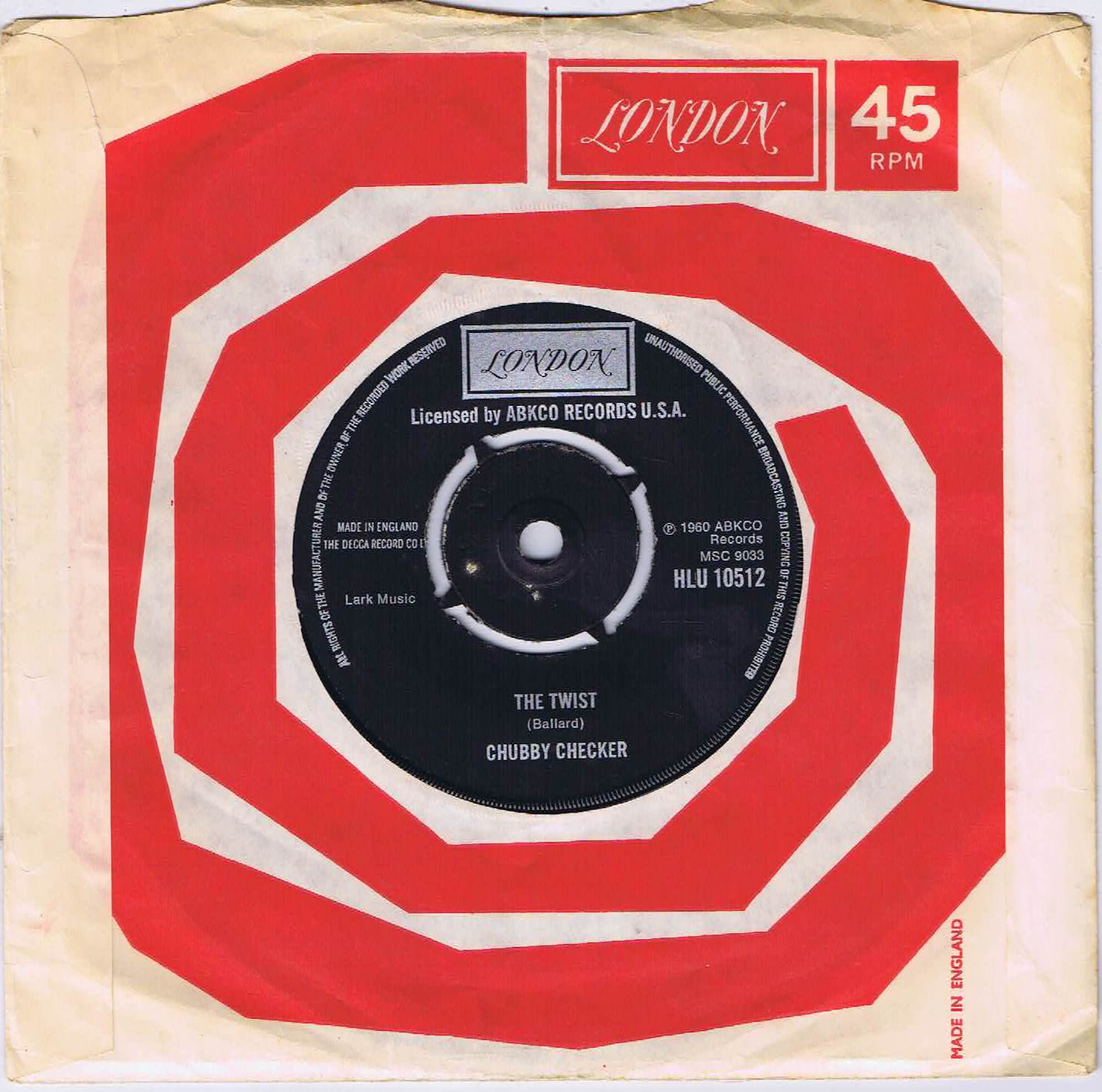 Chubby Checker – Let's Twist Again - HLU 10512 - 7-inch Vinyl Record
