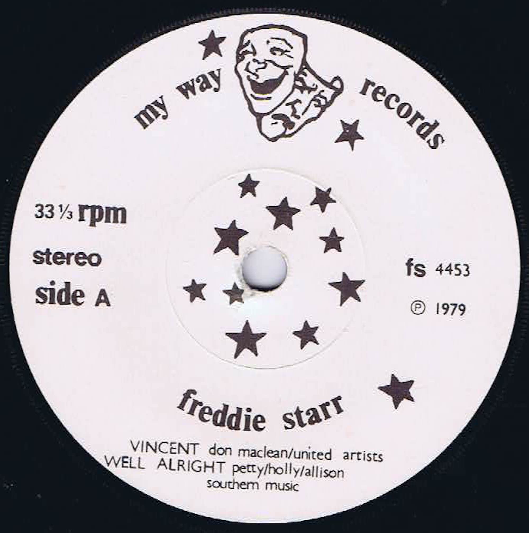 Freddie Starr – Starry Eyed And Lovin' You - fs 4453 - 7-inch Record