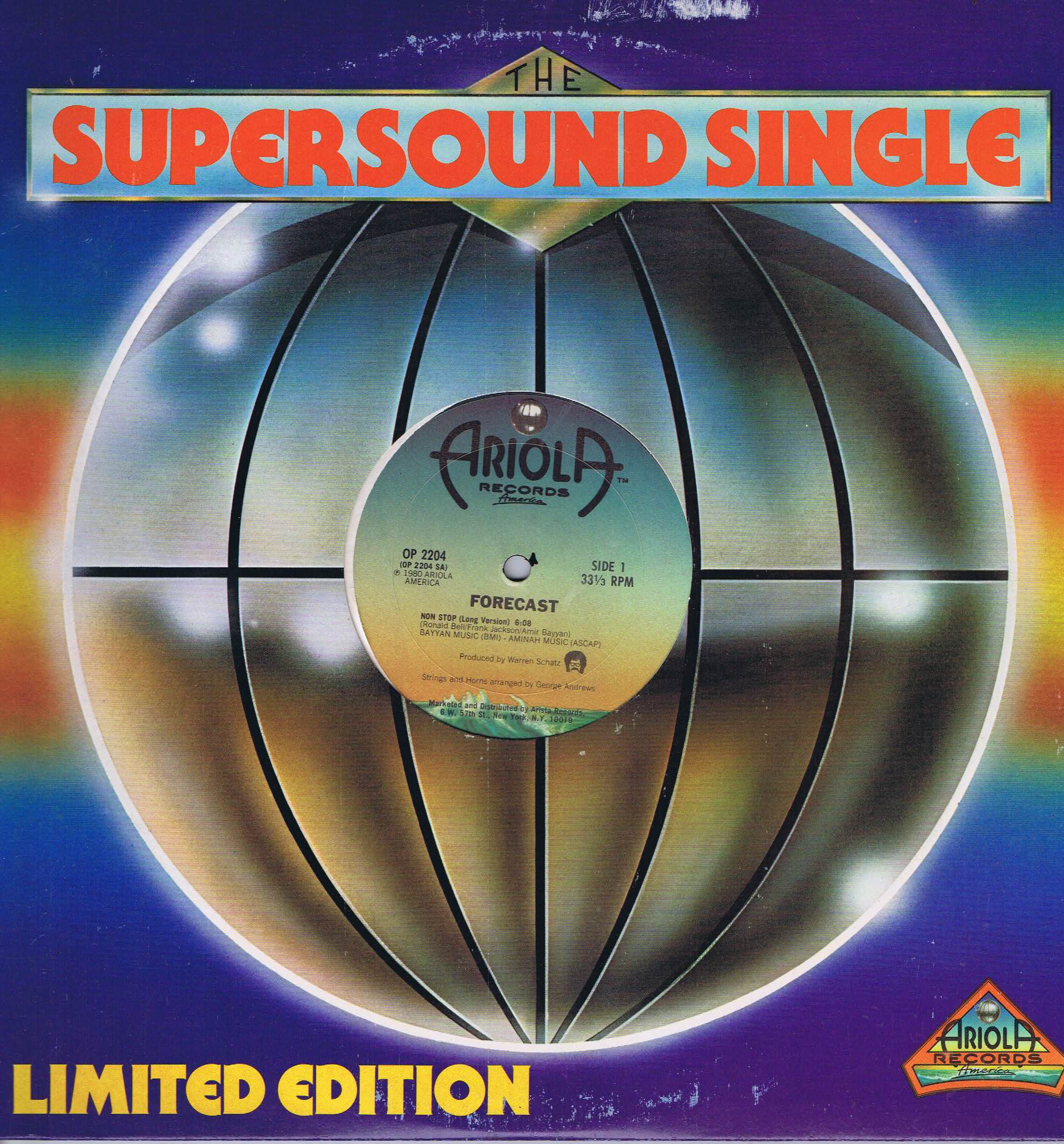 Forecast – Non Stop - OP 2204 - 12-inch Vinyl Record