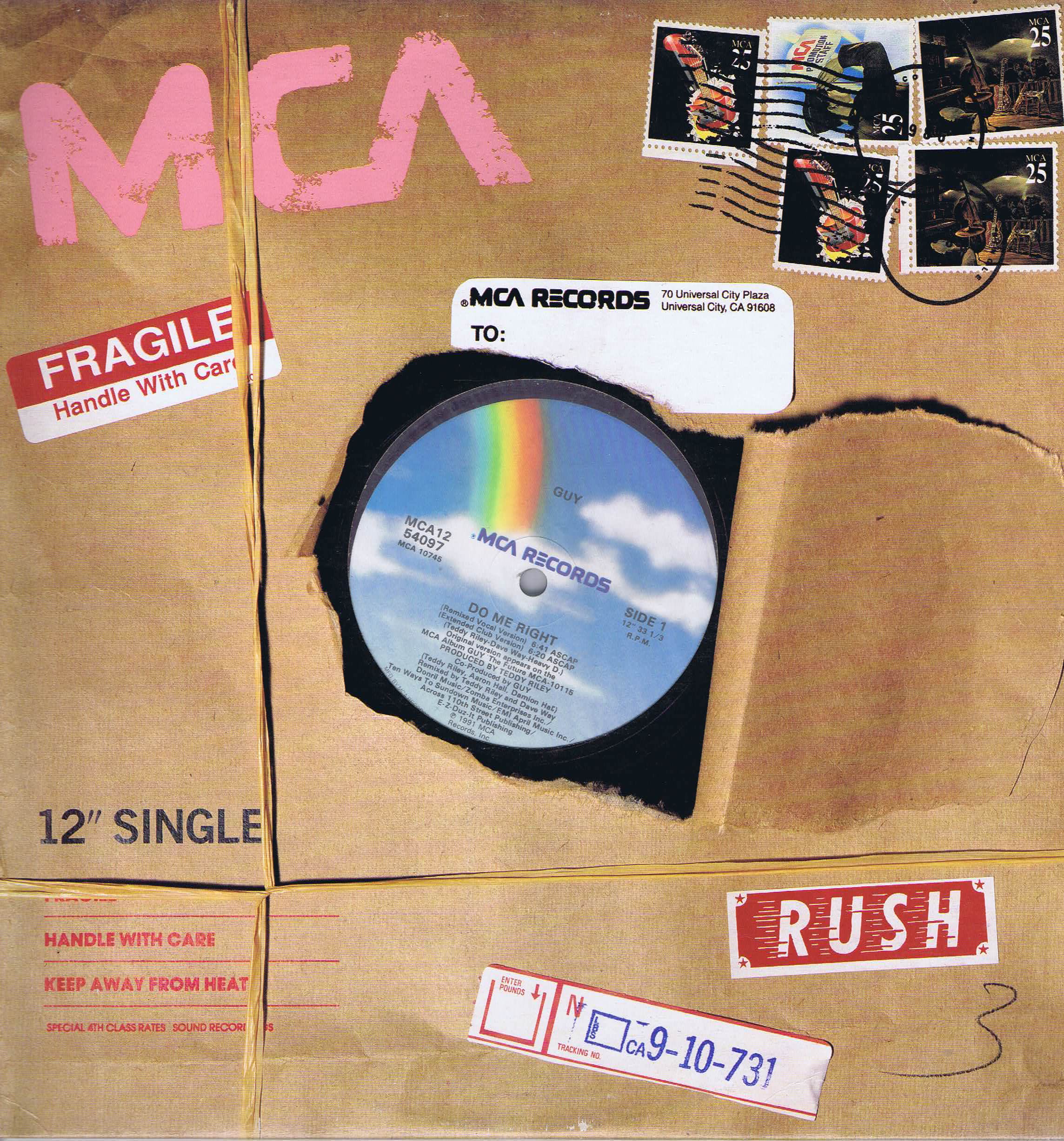 Guy – Do Me Right - MCA 12 54097 - 12-inch Vinyl Record