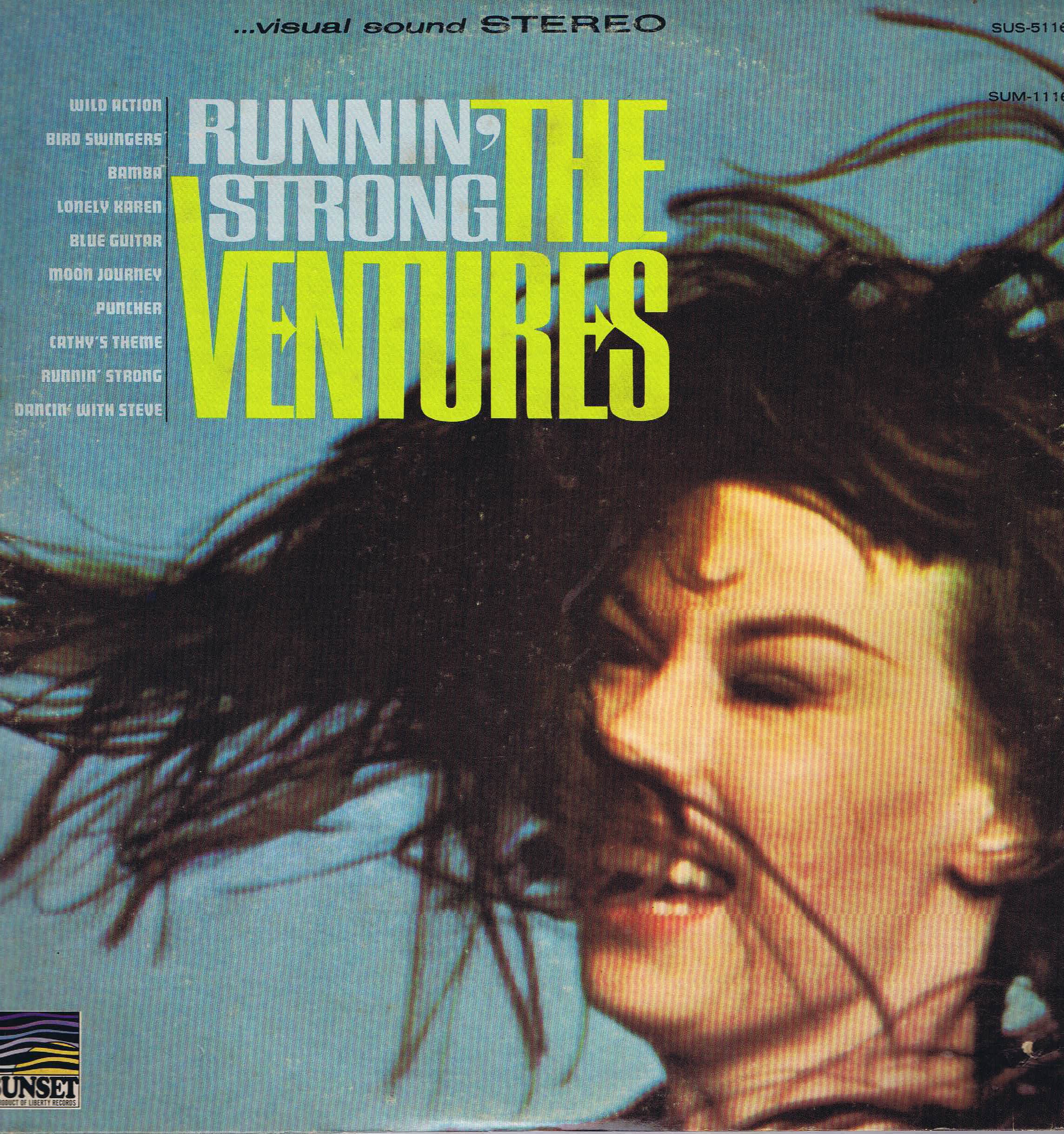 The Ventures – Runnin’ Strong – Sunset Records SUS-5116 - LP Vinyl Record