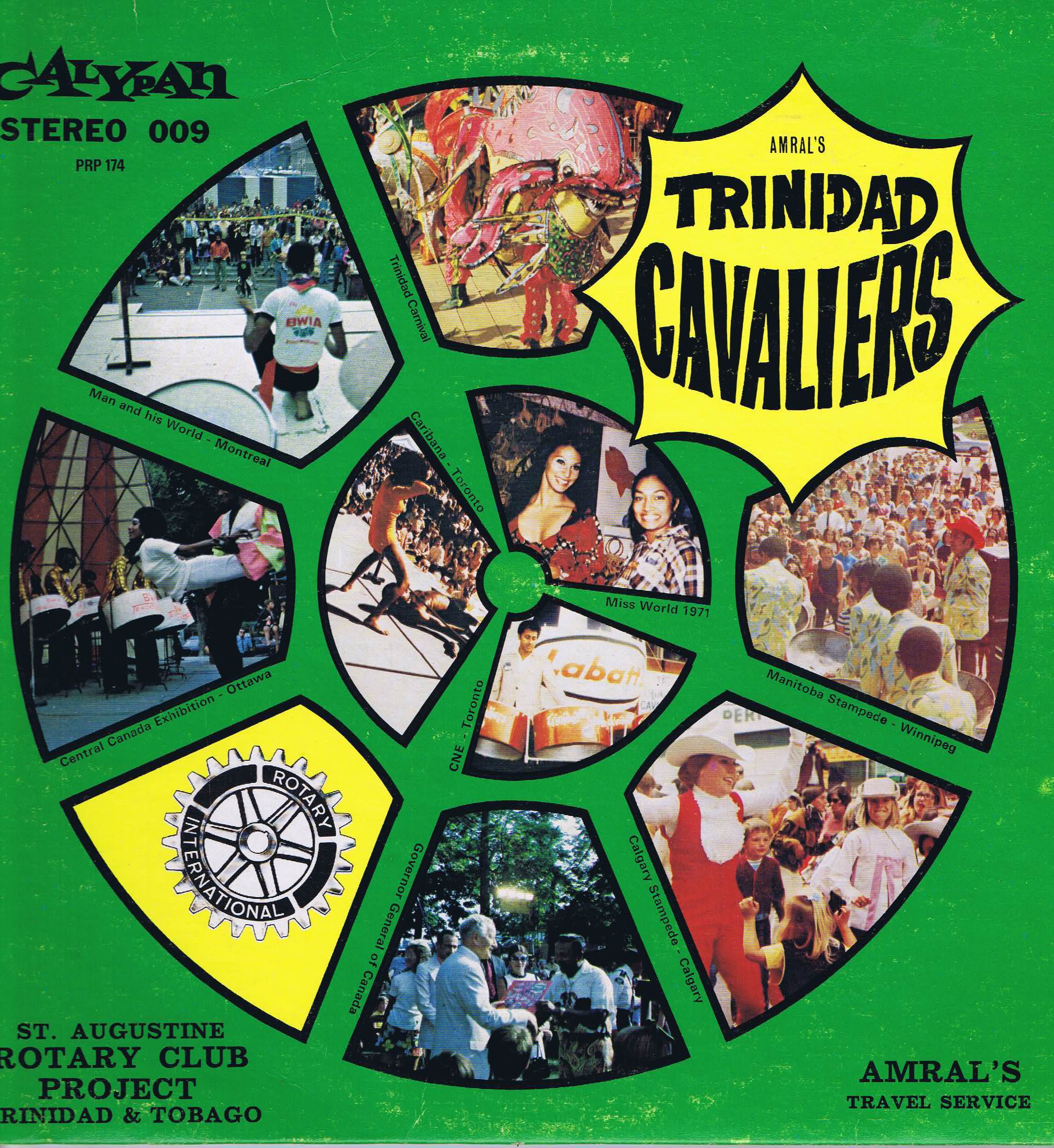 Trinidad Cavaliers Steel Orchestra ‎– Amral's Trinidad Cavaliers – LP Vinyl Record