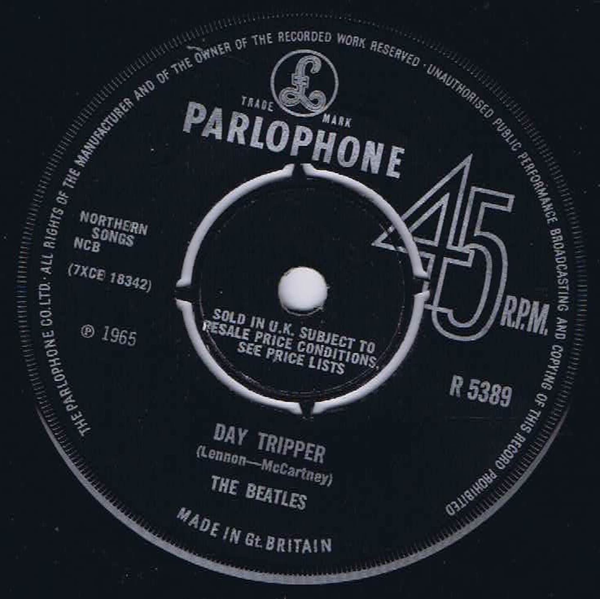 The Beatles – Day Tripper / We Can Work It Out – R 5389 - 7-inch Record