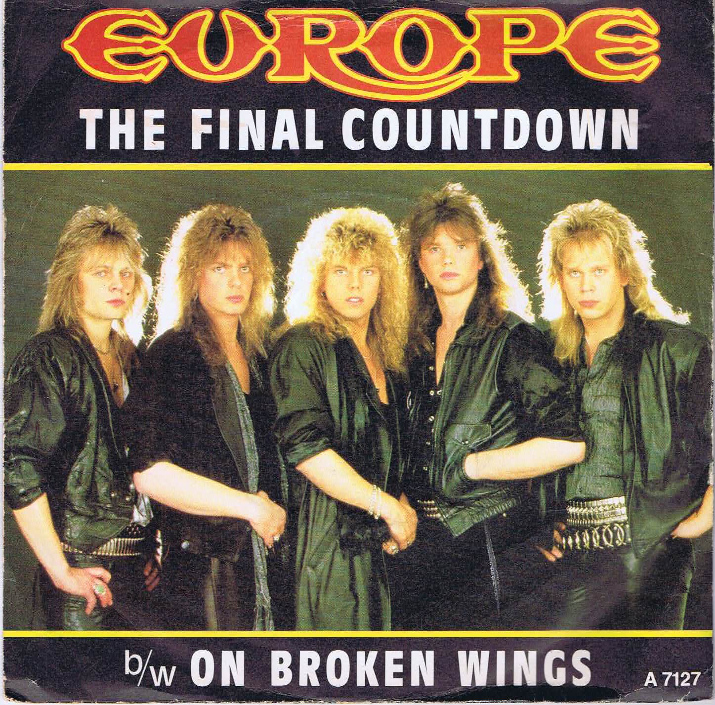Europe - The Final Countdown - A 7127 - 7-inch Record