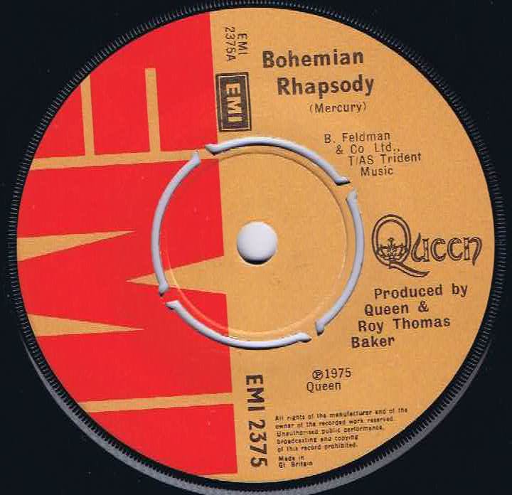 Queen - Bohemian Rhapsody - 7-inch Vinyl Record