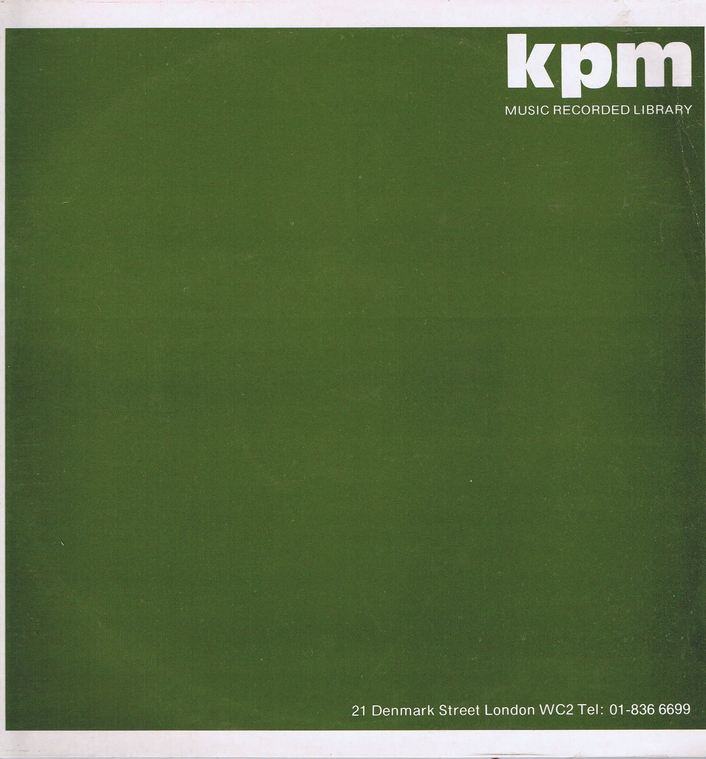 Rick Morcombe / Geoff Castle ‎– Pulse Of The City - KPM 1214 - Library Music LP