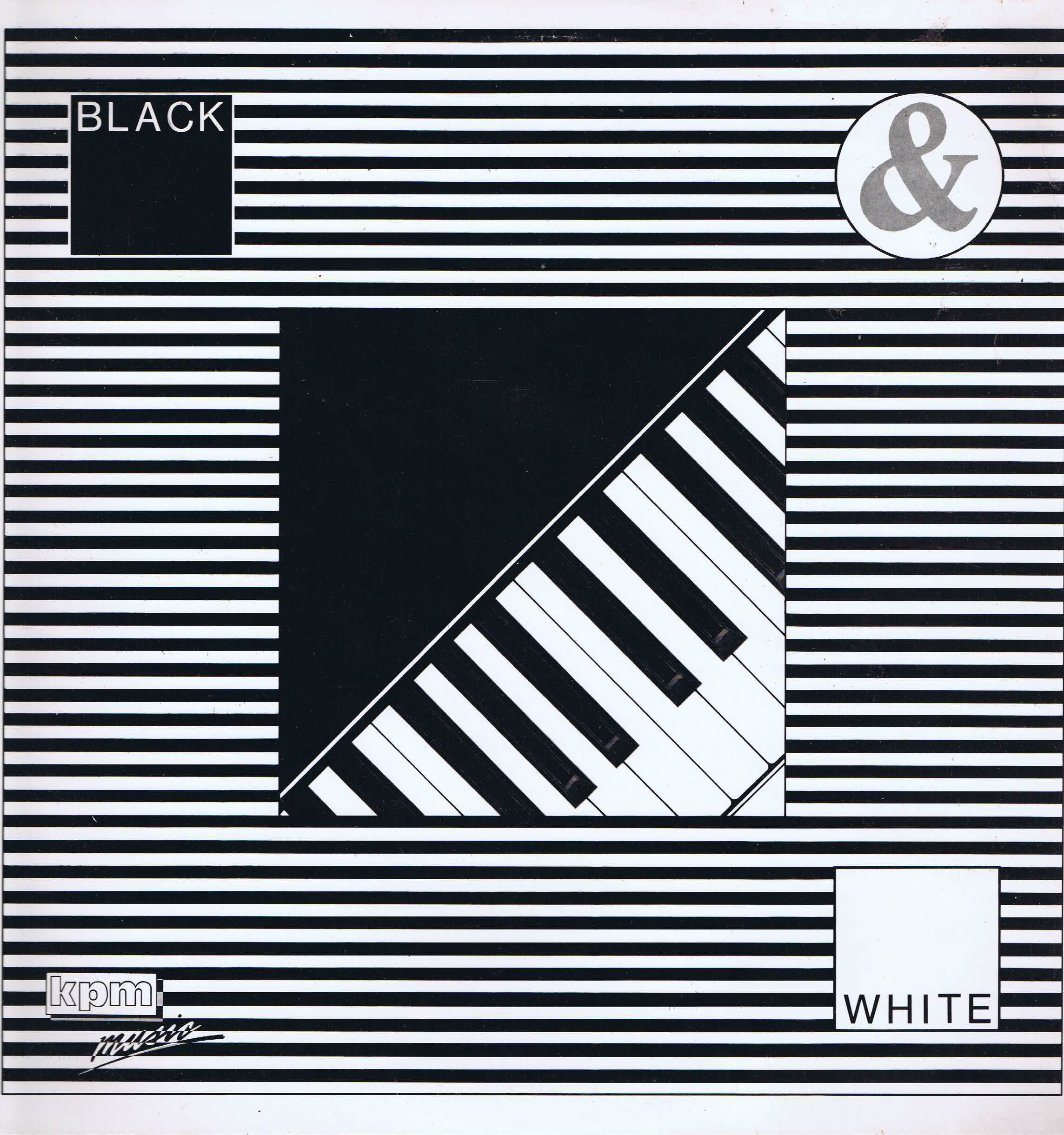 Black And White - KPM 1324 - Library Production Music LP