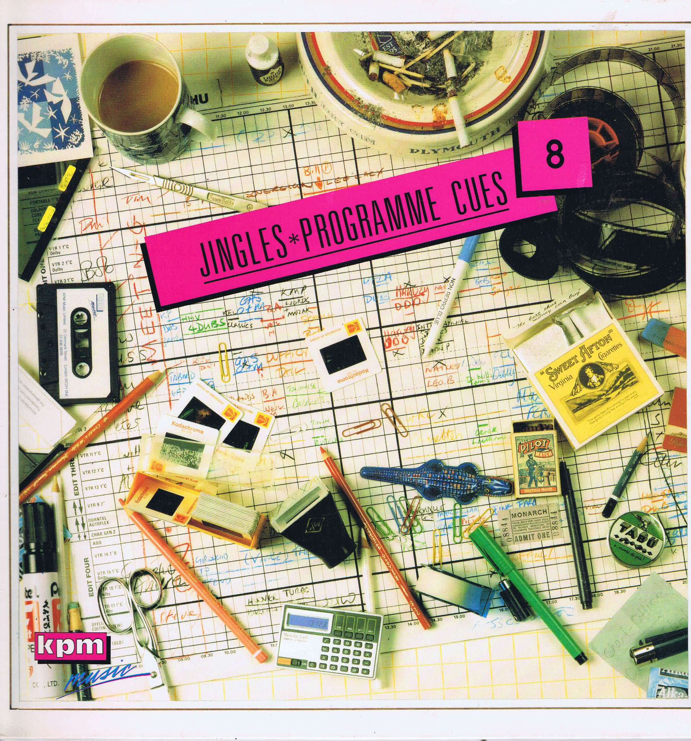 Keith Mansfield ‎– Jingles And Programme Cues 8 - KPM 1371 - Library Music LP
