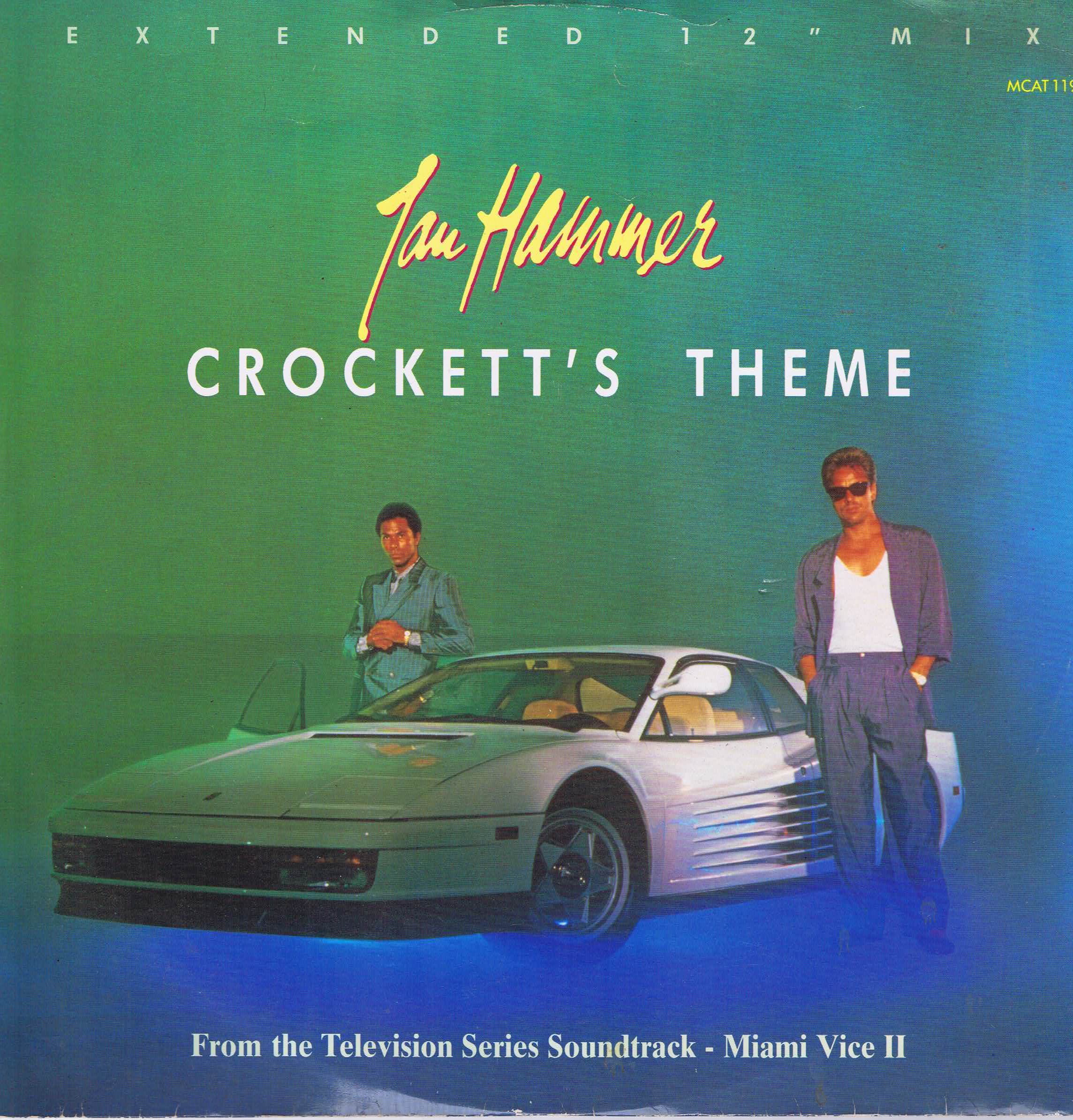 Jan Hammer - Crockett's Theme - MCAT 1193 – 12-inch Vinyl Record