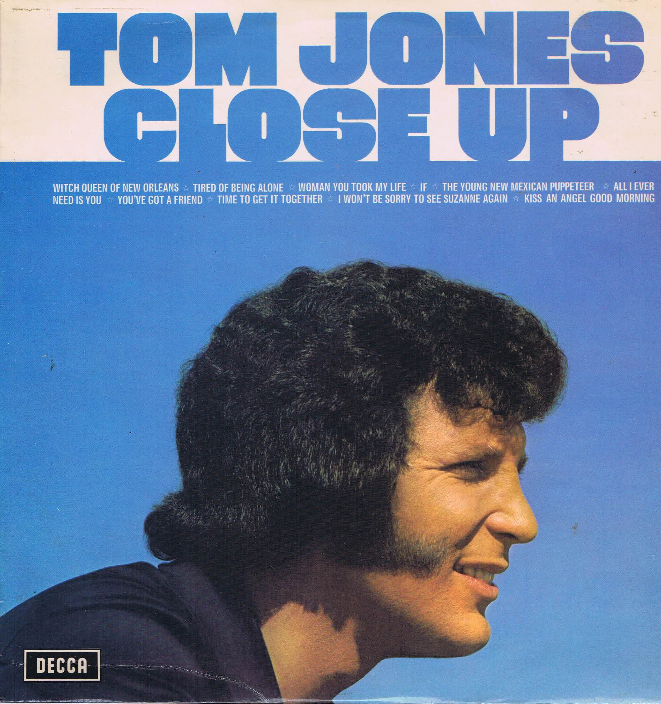 Tom Jones – Close Up – Decca – Stereo - SLK 5132 – LP Vinyl Record