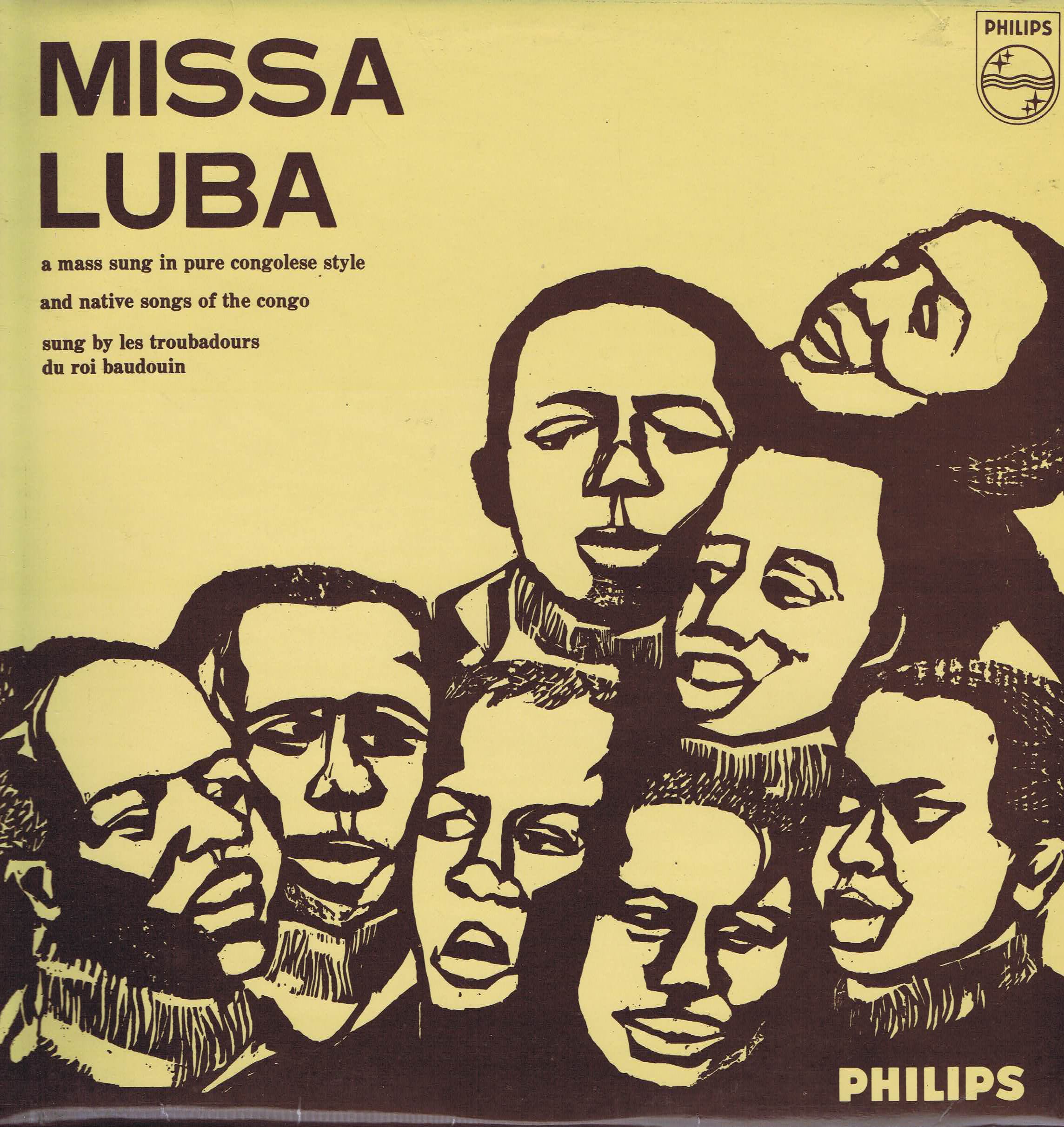 Les Troubadours Du Roi Baudouin ‎– Missa Luba - BL 7592 - LP Vinyl Record