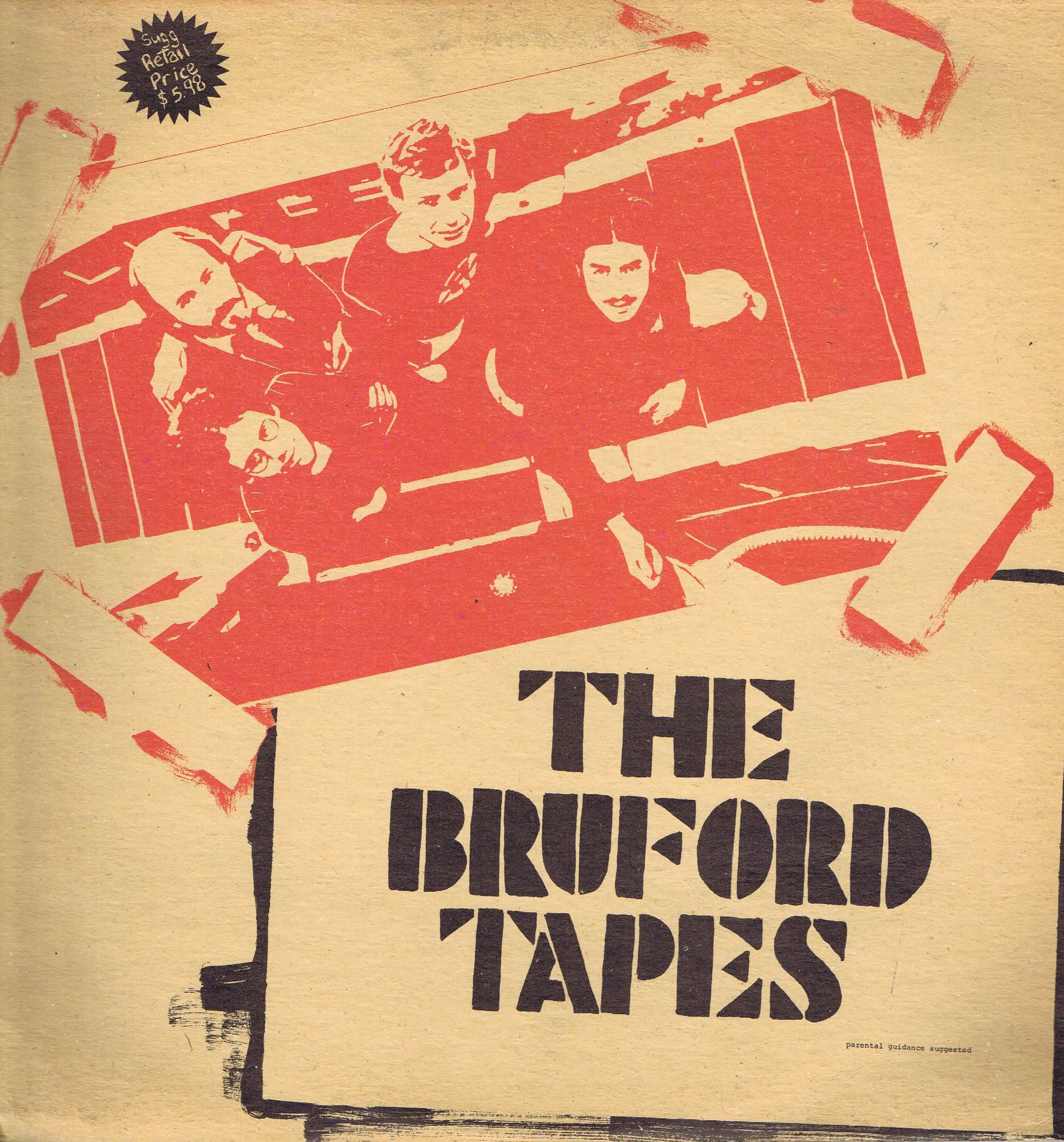 Bruford - The Bruford Tapes - Canadian BRUBOOT 28 - LP Vinyl Record