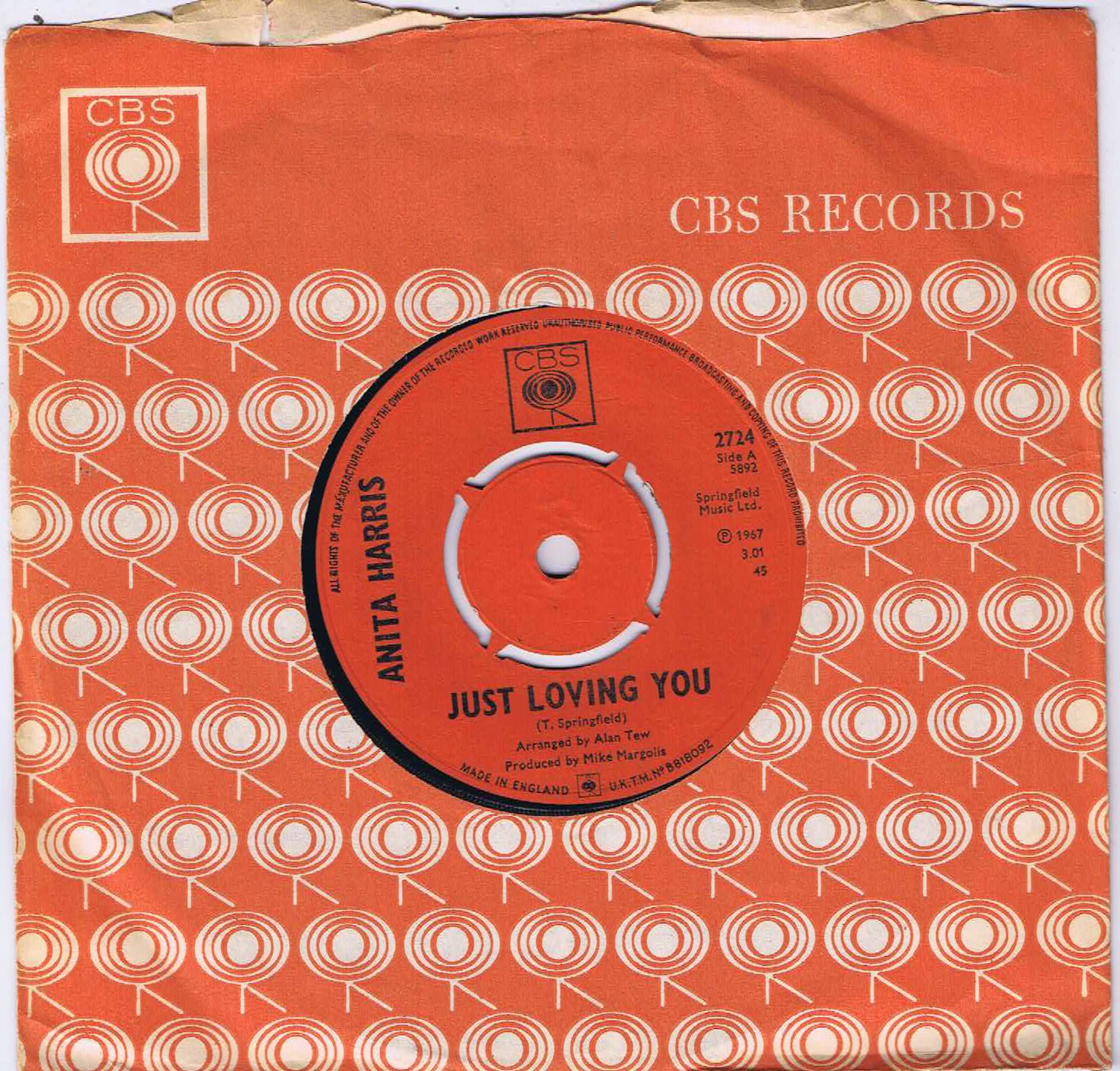 Anita Harris ‎– Just Loving You