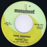 Jeannie Seely - These Memories - MN 45-1011 - 7-inch Vinyl Record