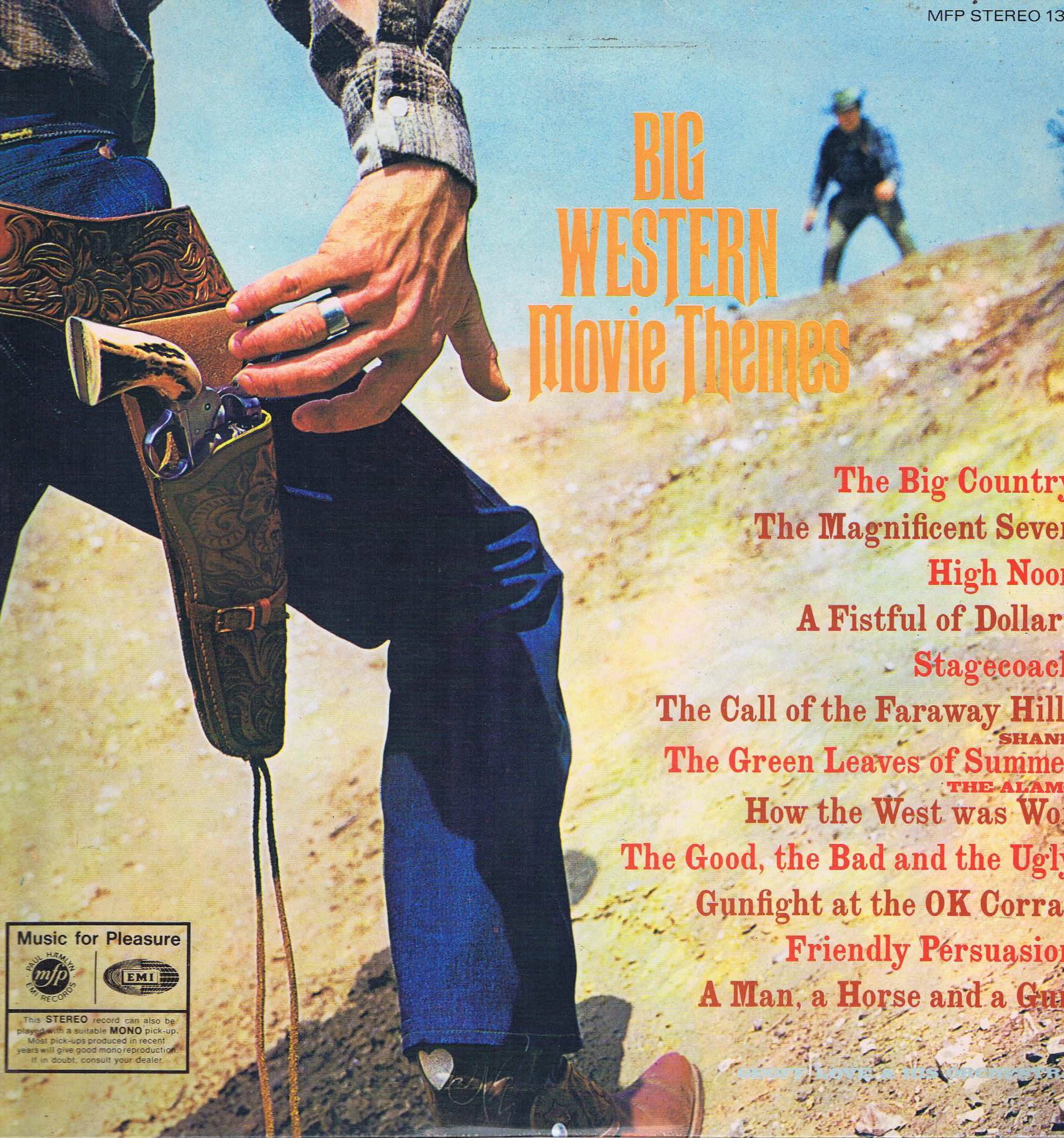 Geoff Love & His Orchestra - Big Western Movie Themes – LP Vinyl Record