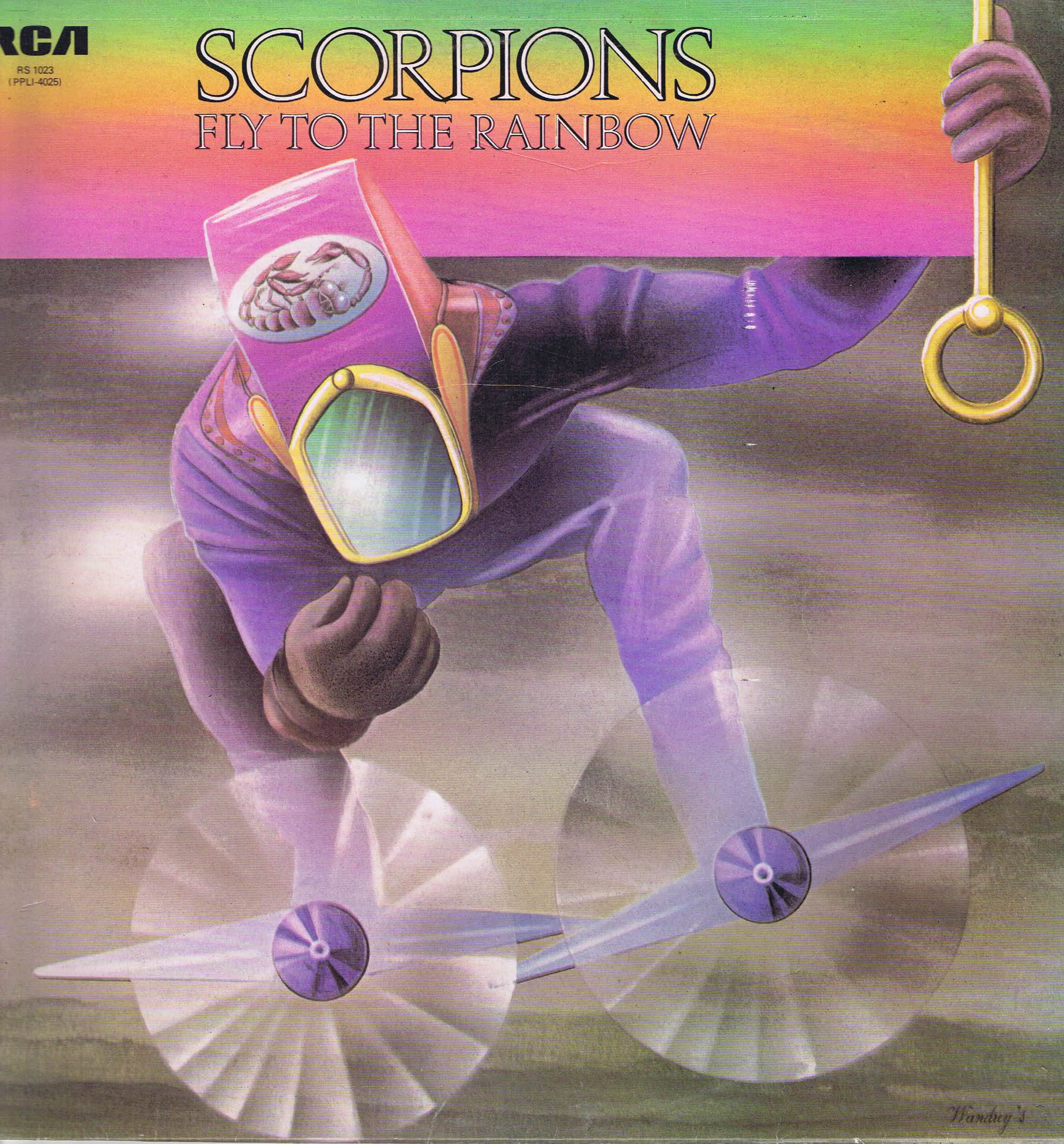 Scorpions - Fly To The Rainbow - RS 1023 - Misprint LP Record