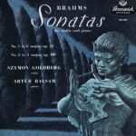 AXTL 1082 Brahms Sonatas for Violin and Piano - Goldberg / Balsom - Brunswick LP Vinyl Record