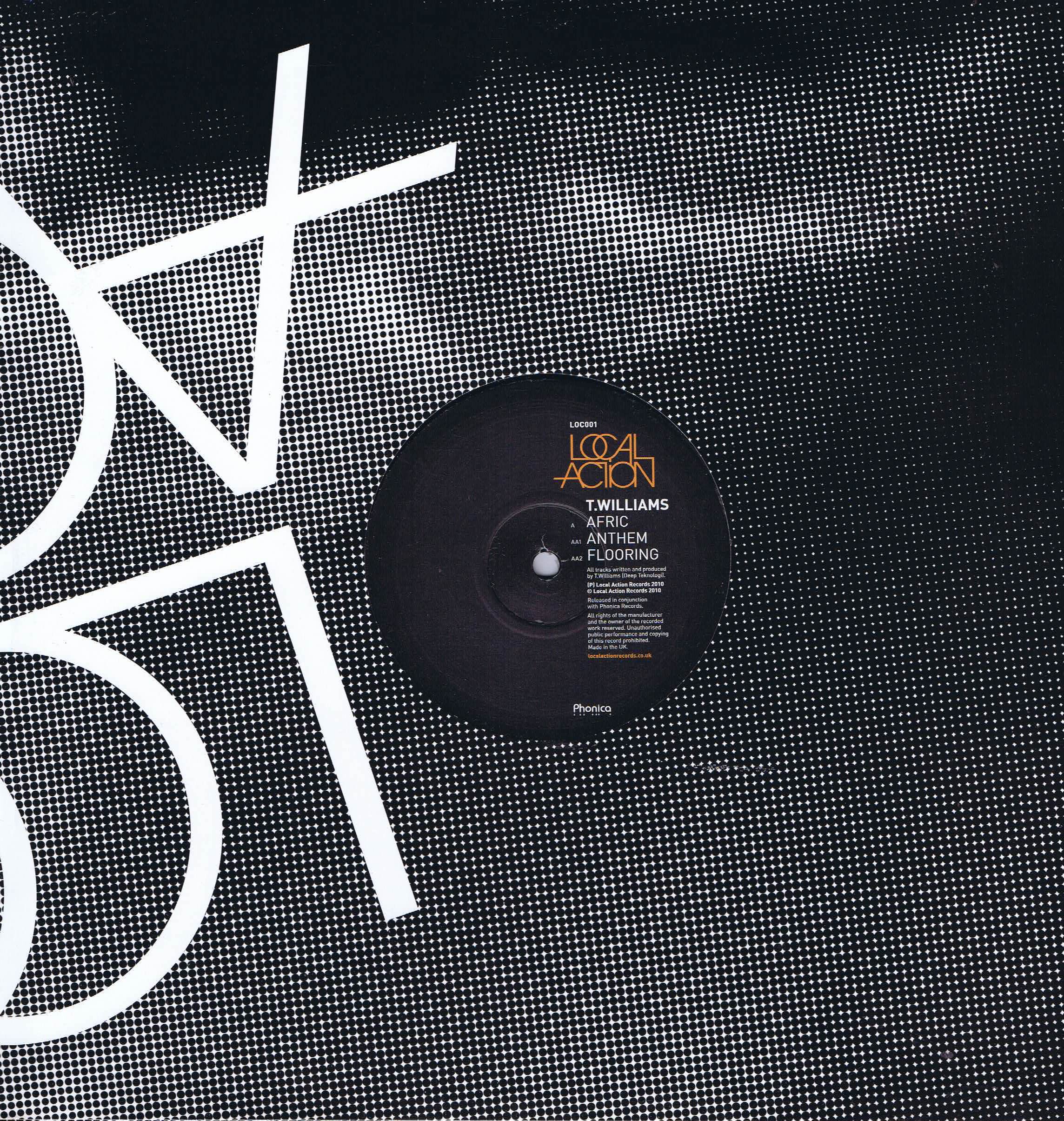 T.Williams – T. Williams EP - LOC001 - 12-inch Vinyl Record