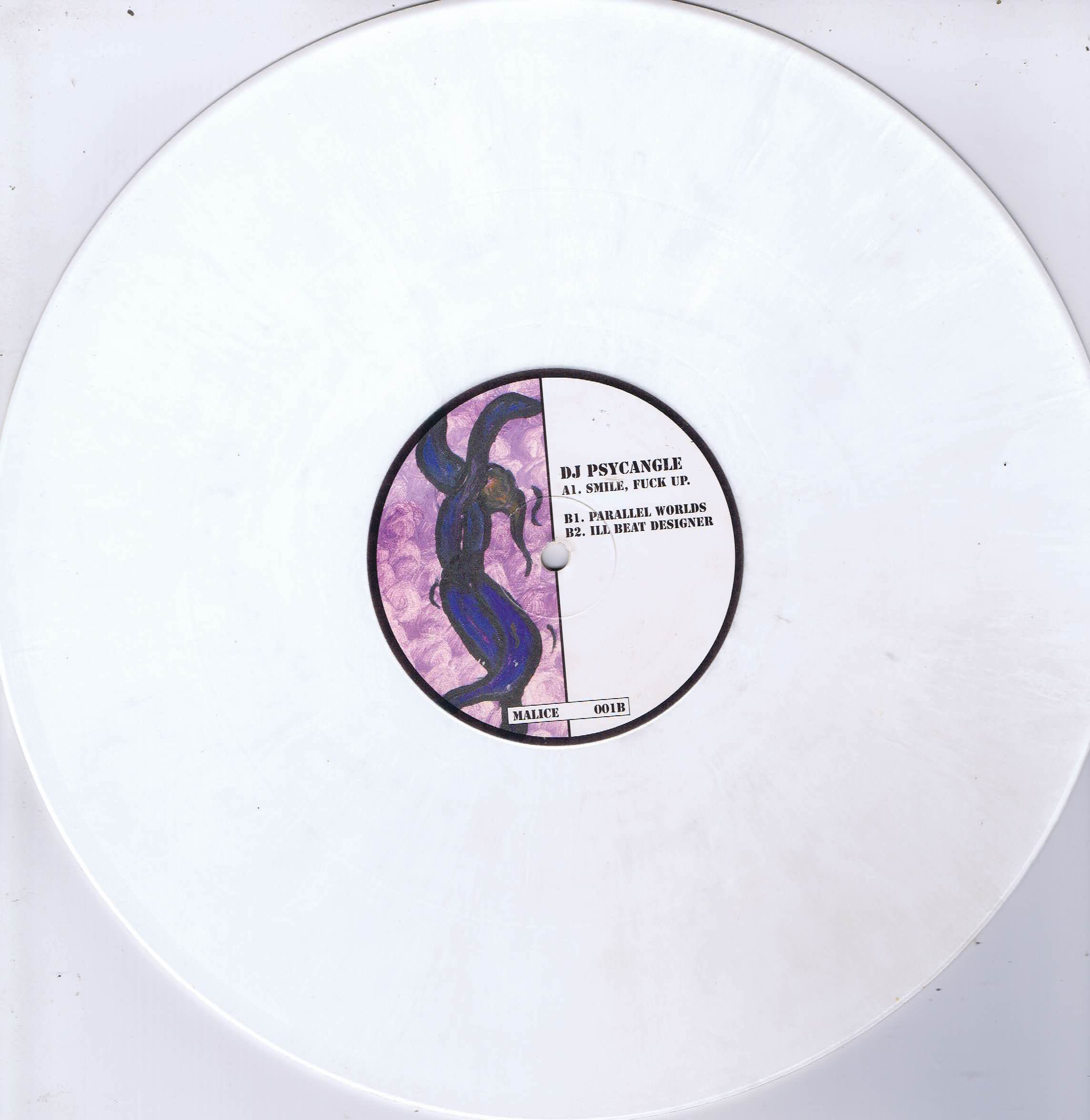 DJ Psycangle – Smile, Fuck Up - MALICE 001 - 12-inch Vinyl Record