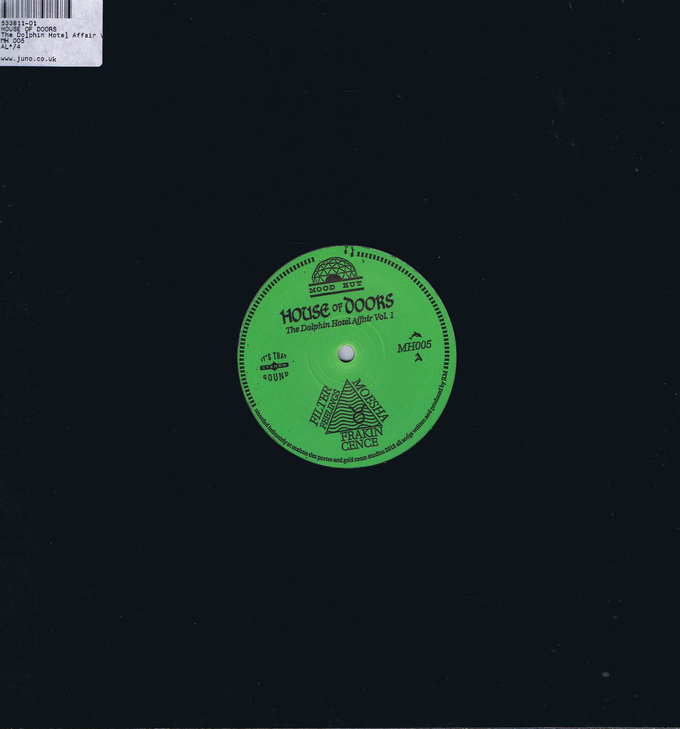 House Of Doors – The Dolphin Hotel Affair Vol. 1 - 12-inch Vinyl Record