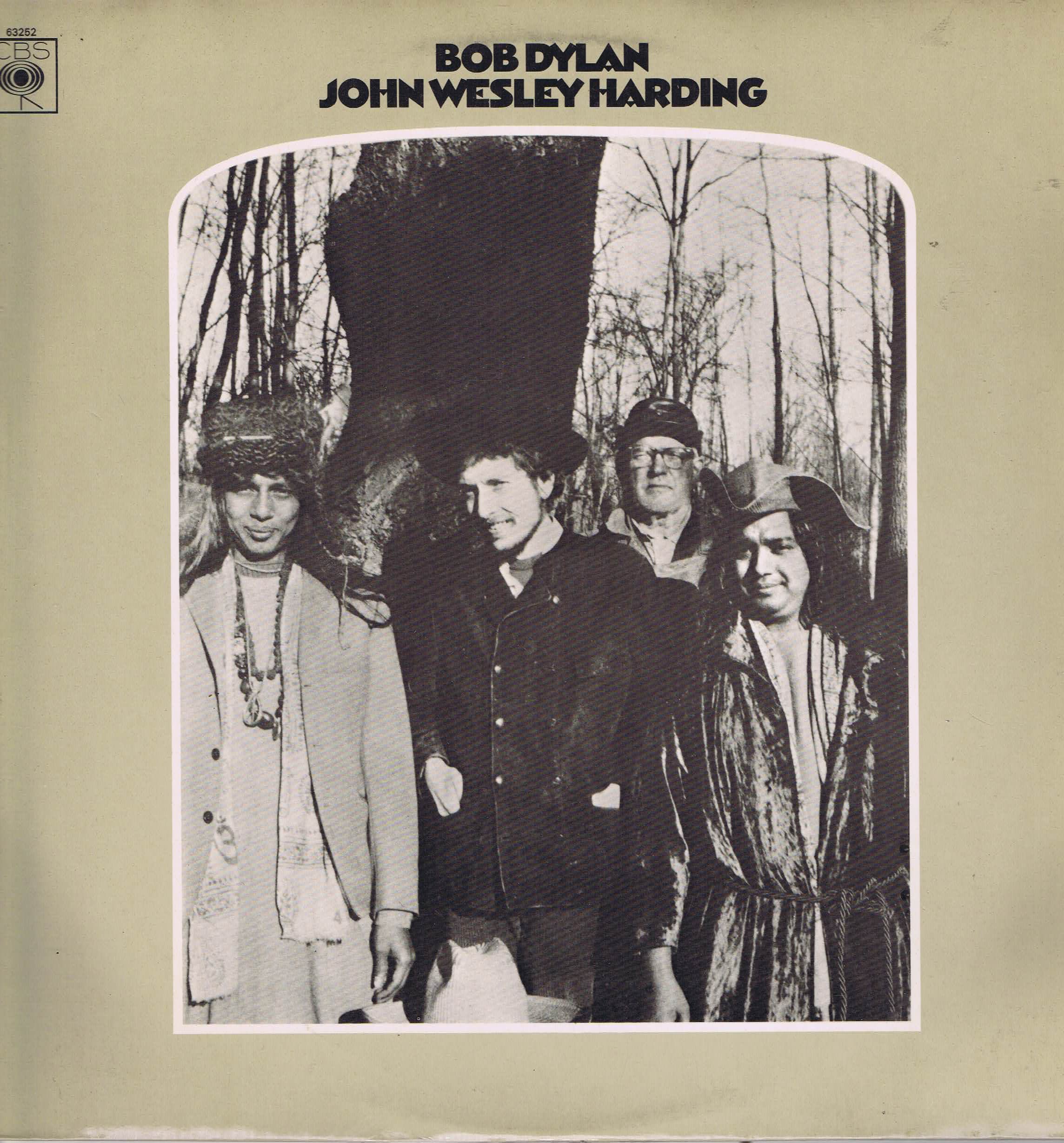 Bob Dylan – John Wesley Harding - CBS 63252 - A2/B2 Mono LP Vinyl Record