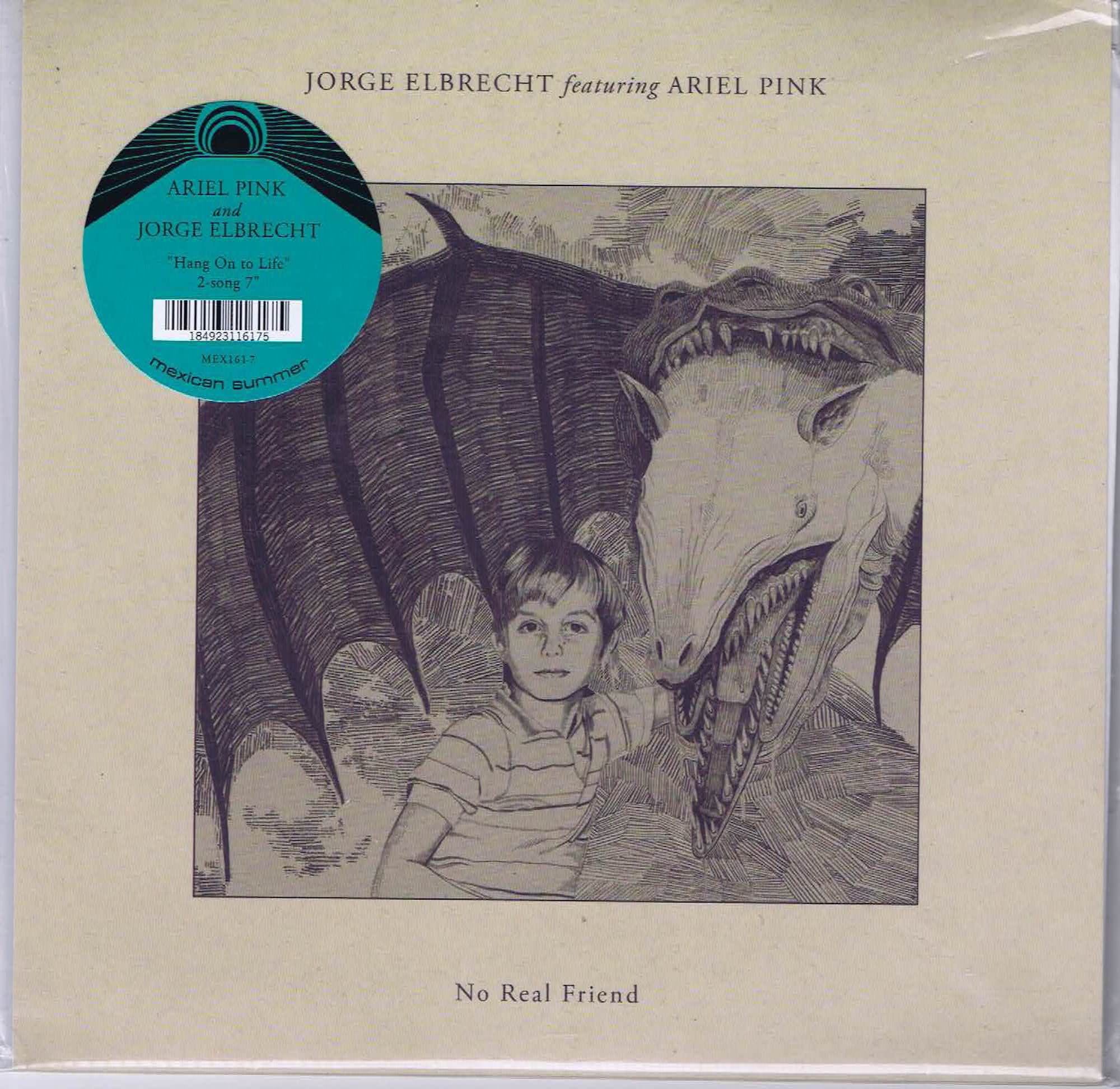 Ariel Pink And Jorge Elbrecht – Hang On To Life - MEX161 - 7-inch Record