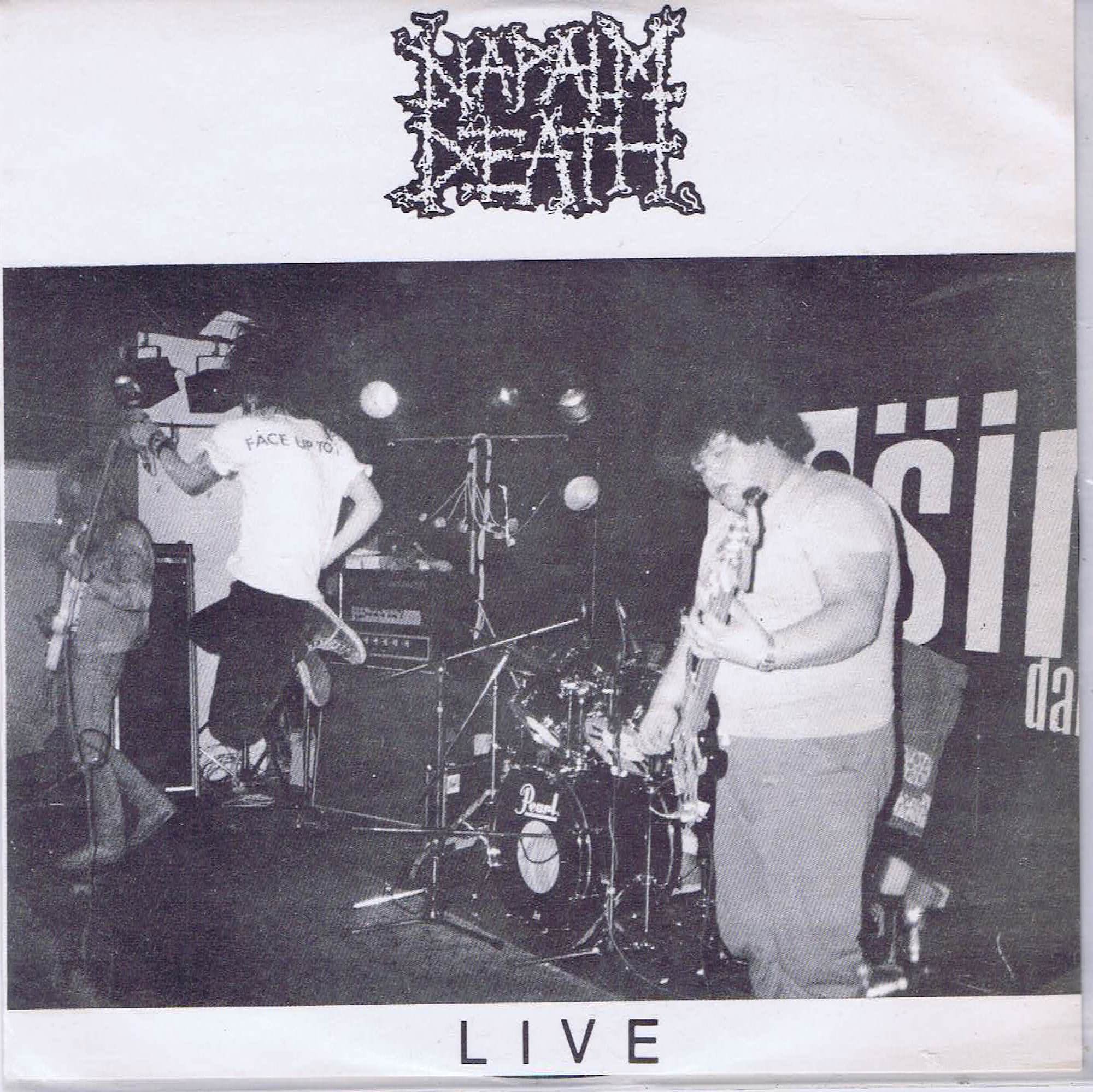Napalm Death - Live - Guts Records 002 - 7-inch Record
