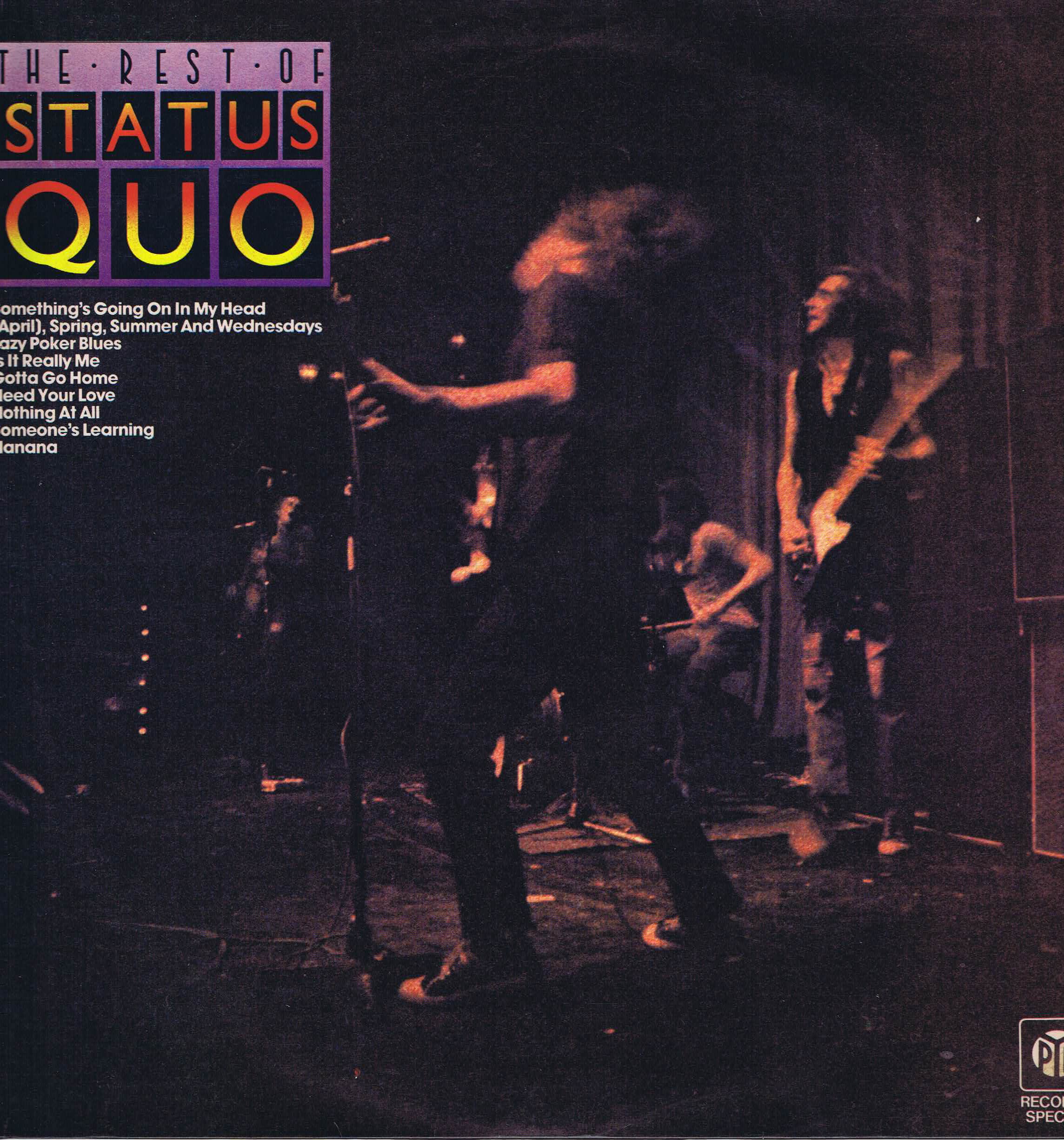 Status Quo ‎– The Rest Of Status Quo - PKL 5546 - LP Vinyl Record