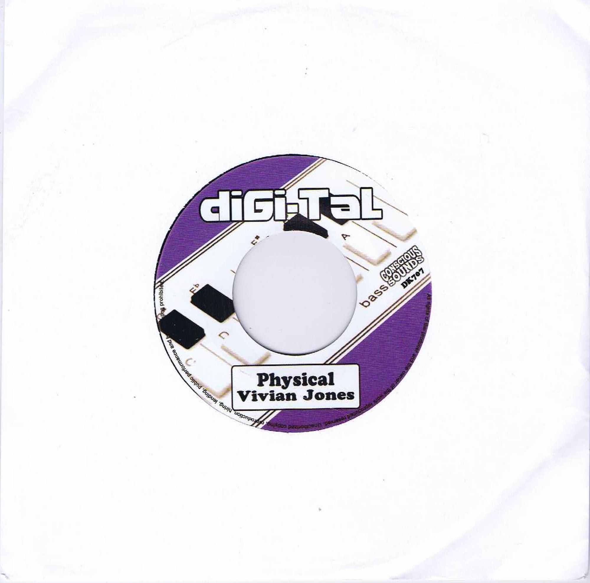 Vivian Jones – Physical - Conscious Sounds – DK707 - 7-inch Record