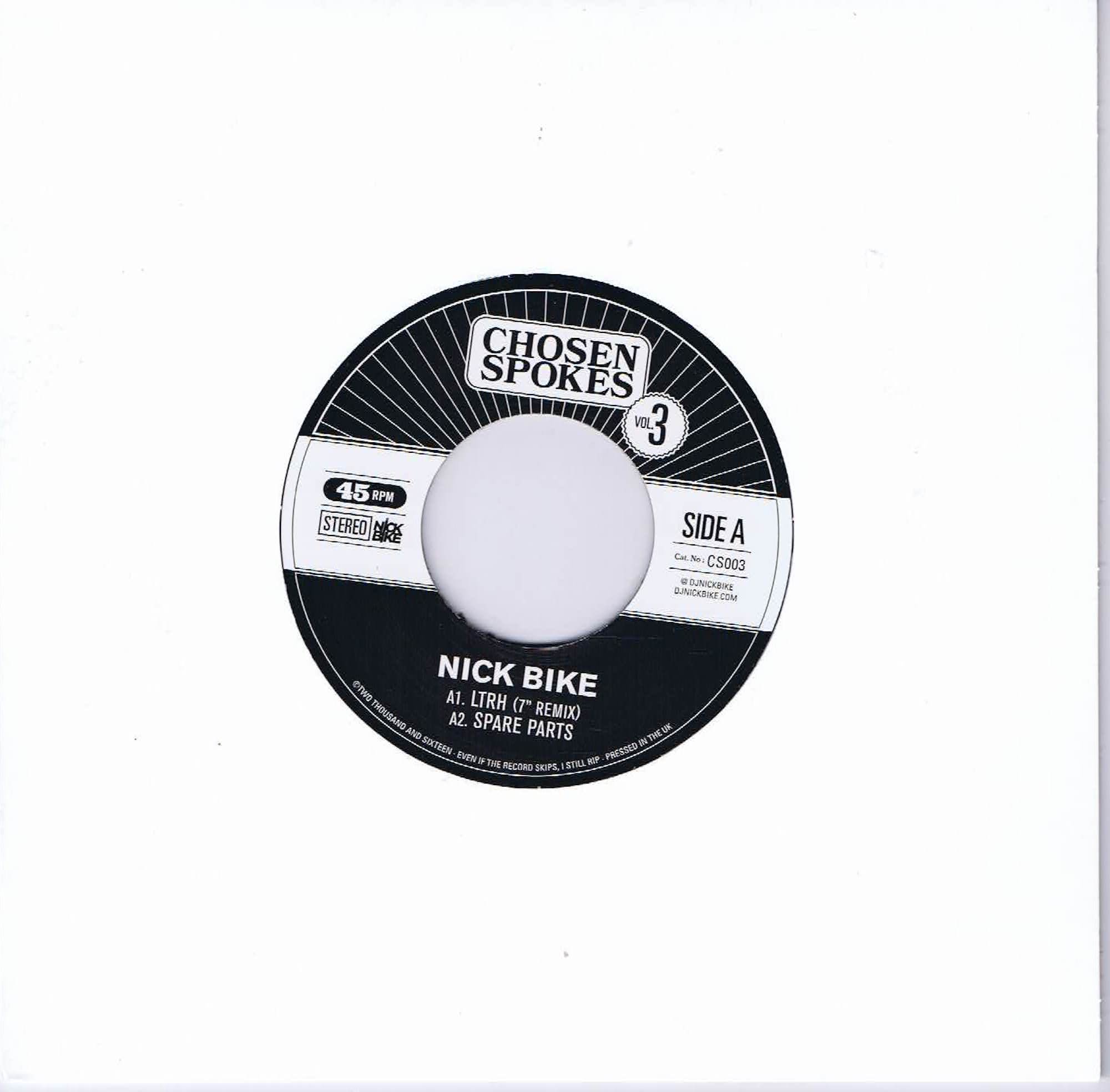 Nick Bike – Chosen Spokes Vol. 3 - CS003 - 7-inch Record