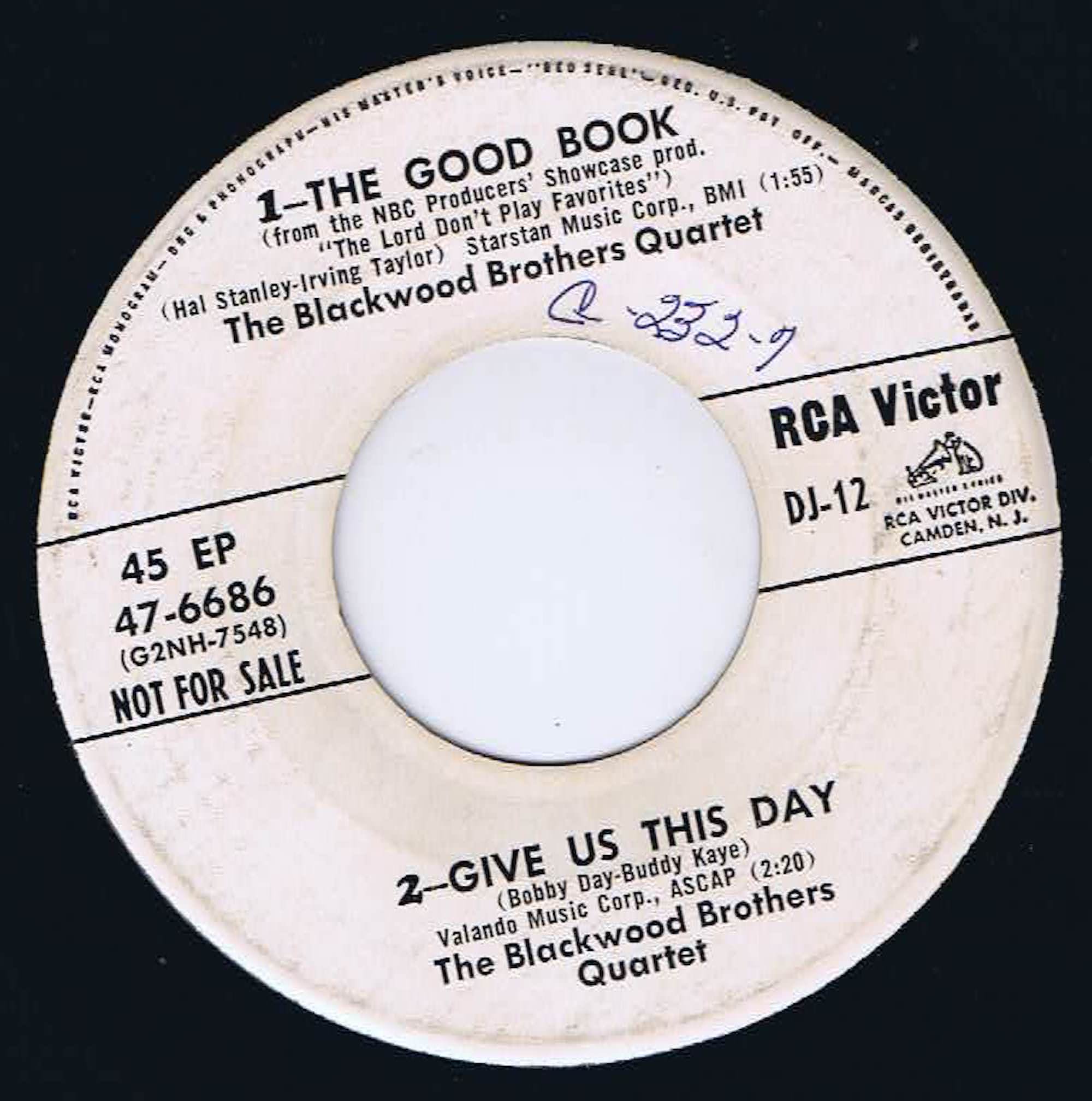George Beverly Shea / Blackwood Brothers ‎– Take My Mother Home - Promo - 7-inch Vinyl Record