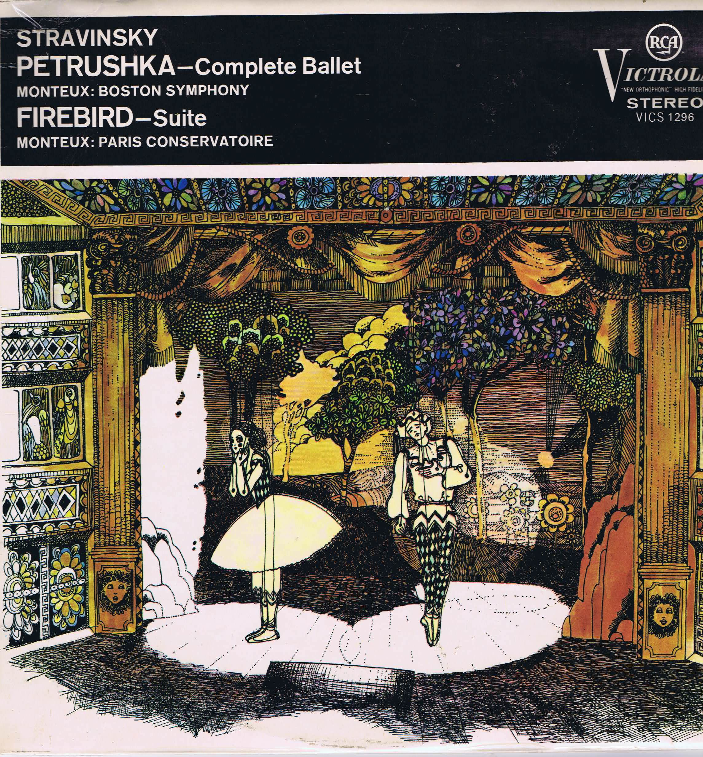 Victrola VICS 1296 - Stravinsky - Firebird Suite - Petrushka - LP Vinyl Record