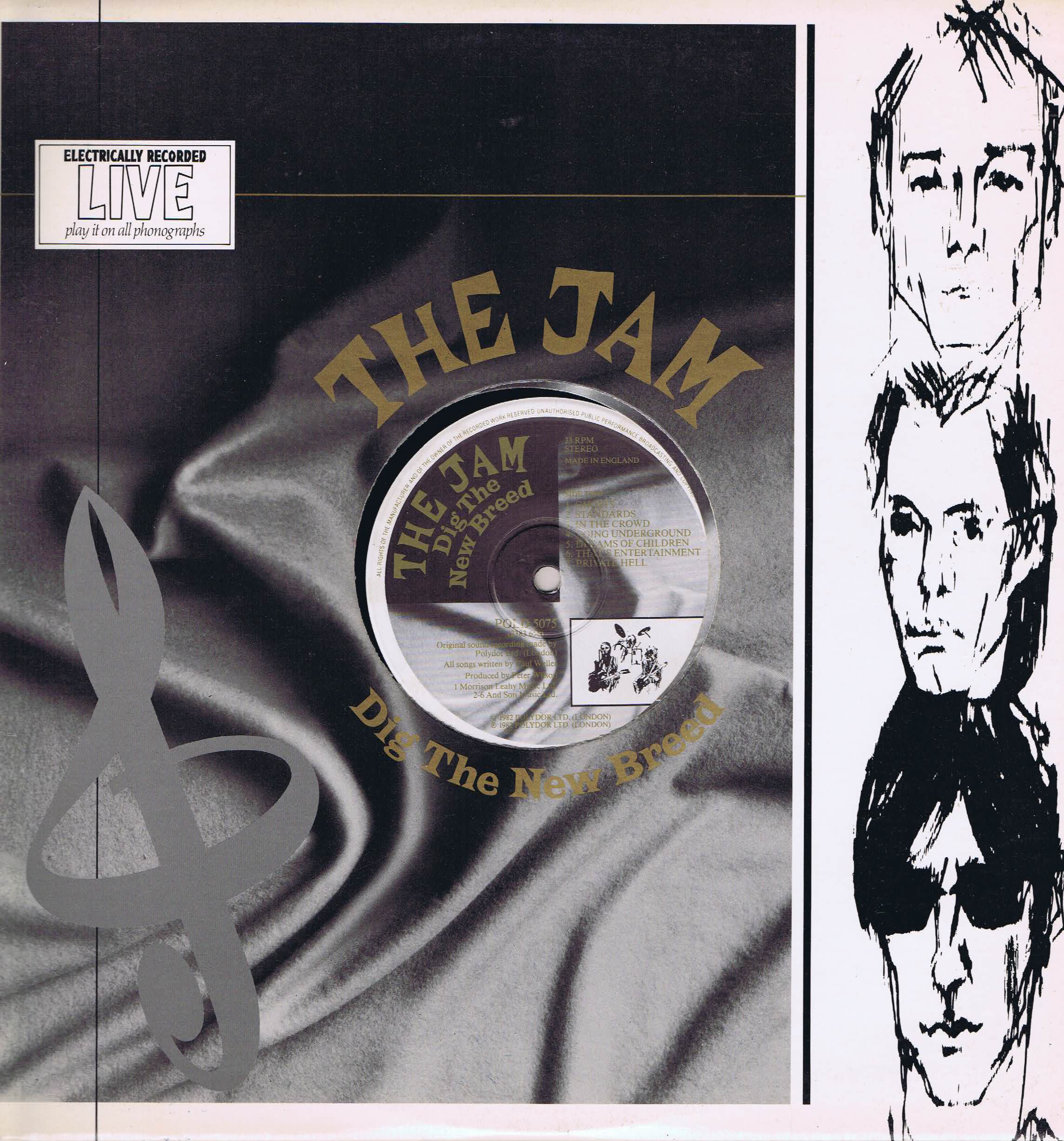 The Jam - Dig The New Breed - POLD 5075 - LP Record #thejam