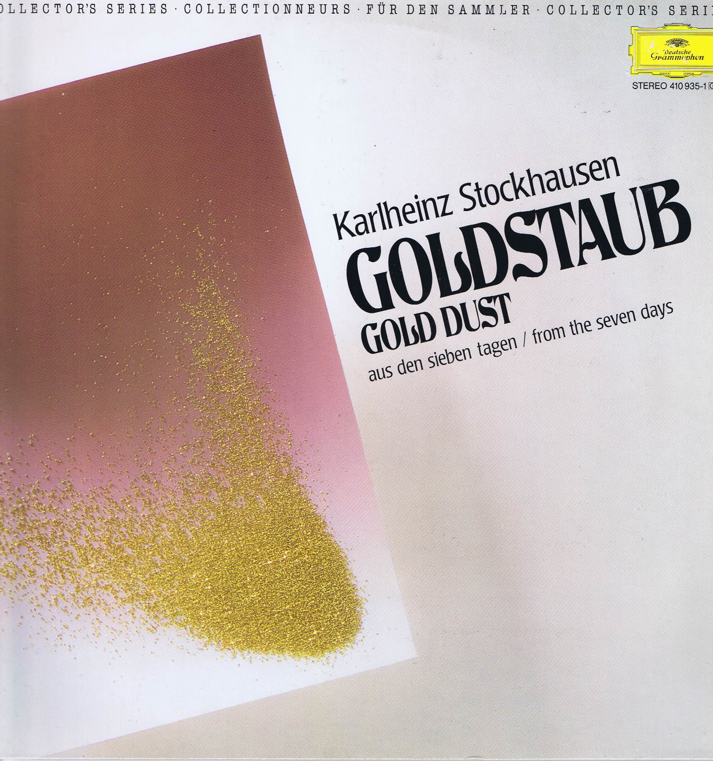 Stockhausen - Goldstaub / Gold Dust - DGG 410 935-1 - LP Record