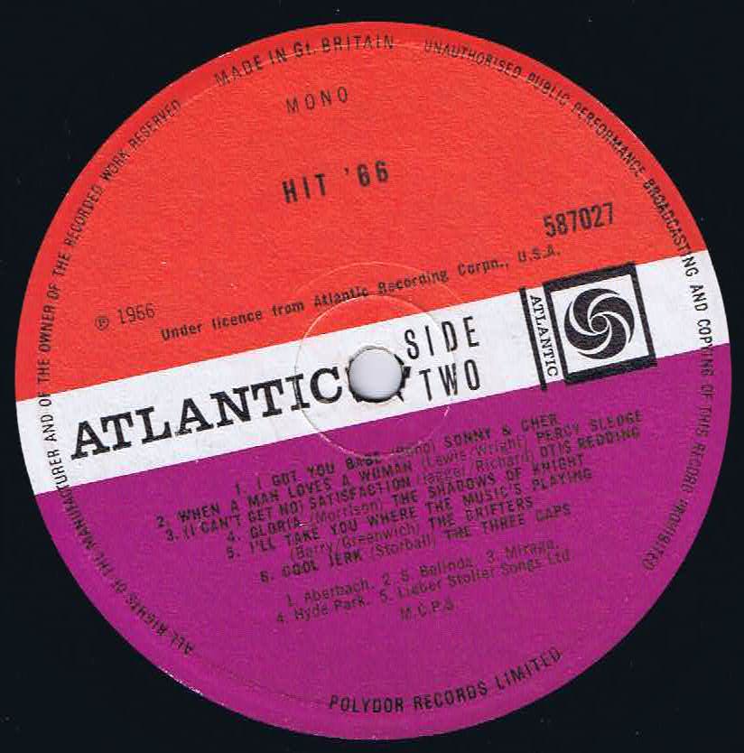 Various - Hit '66 - Atlantic Records - Mono 587-027 #soul Various - Hit '66 - Atlantic Records - Mono 587-027 #soul